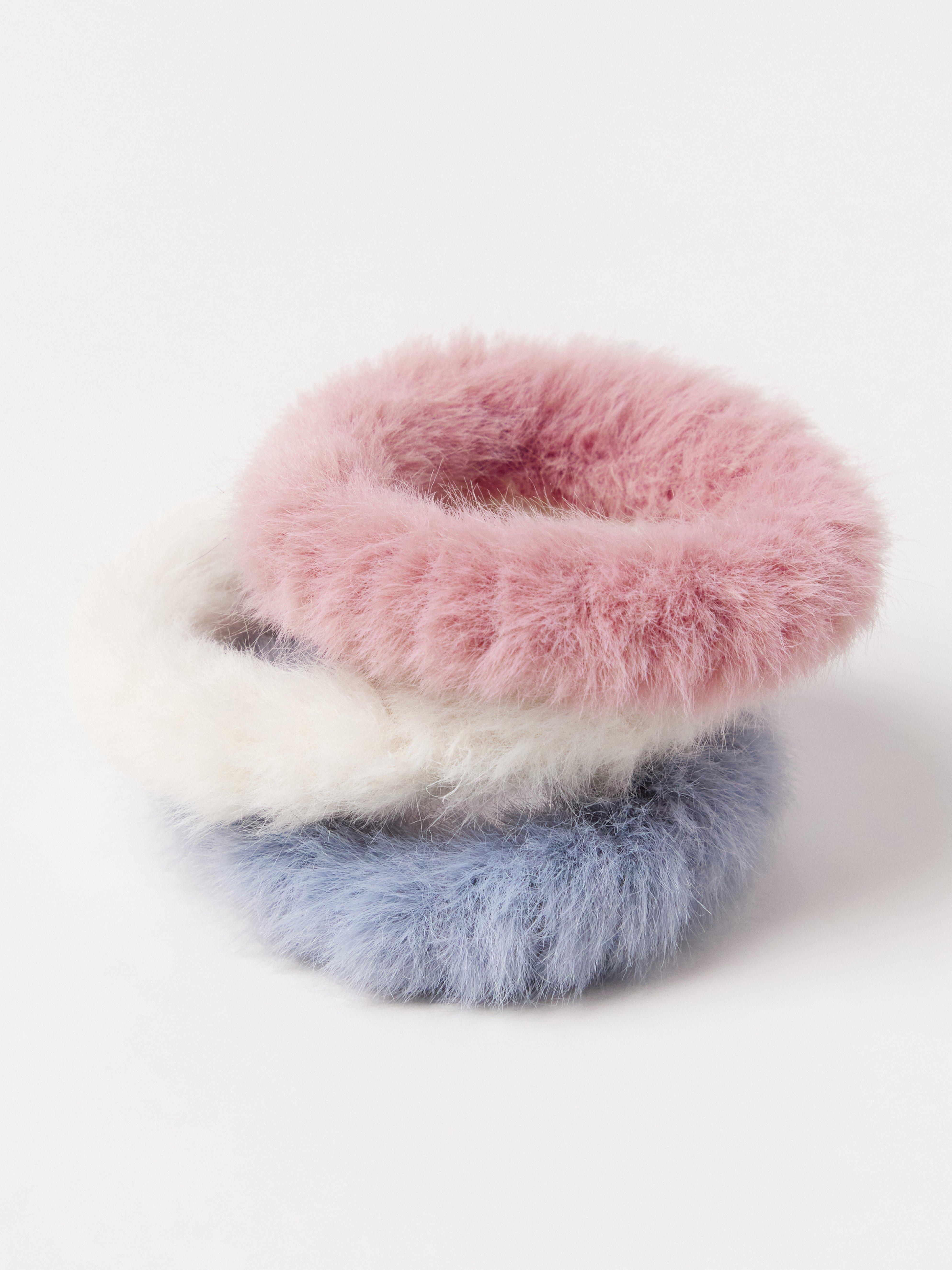 Hair Elastics - Kids Wear - White