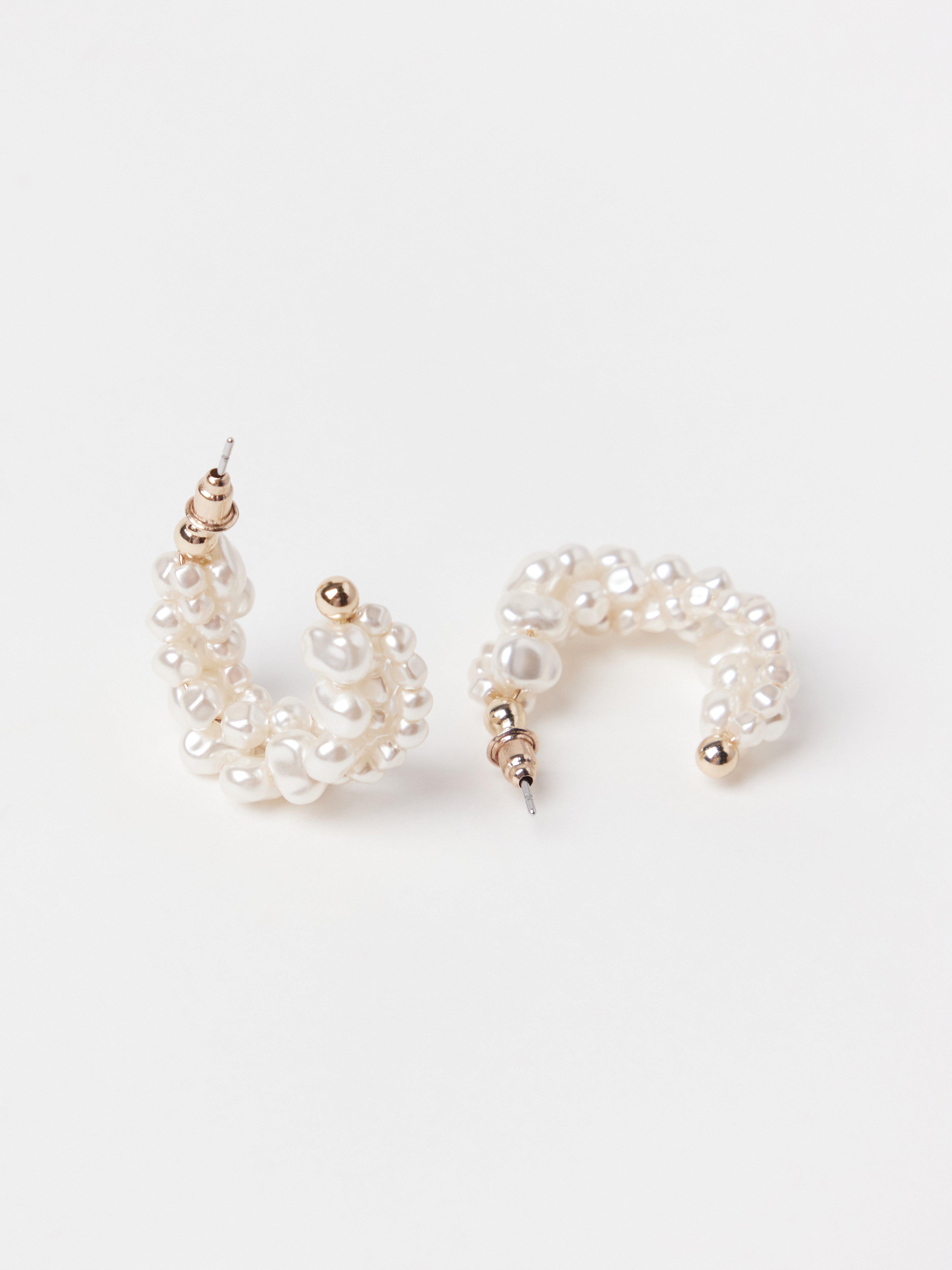 Earrings - Womens Wear - White