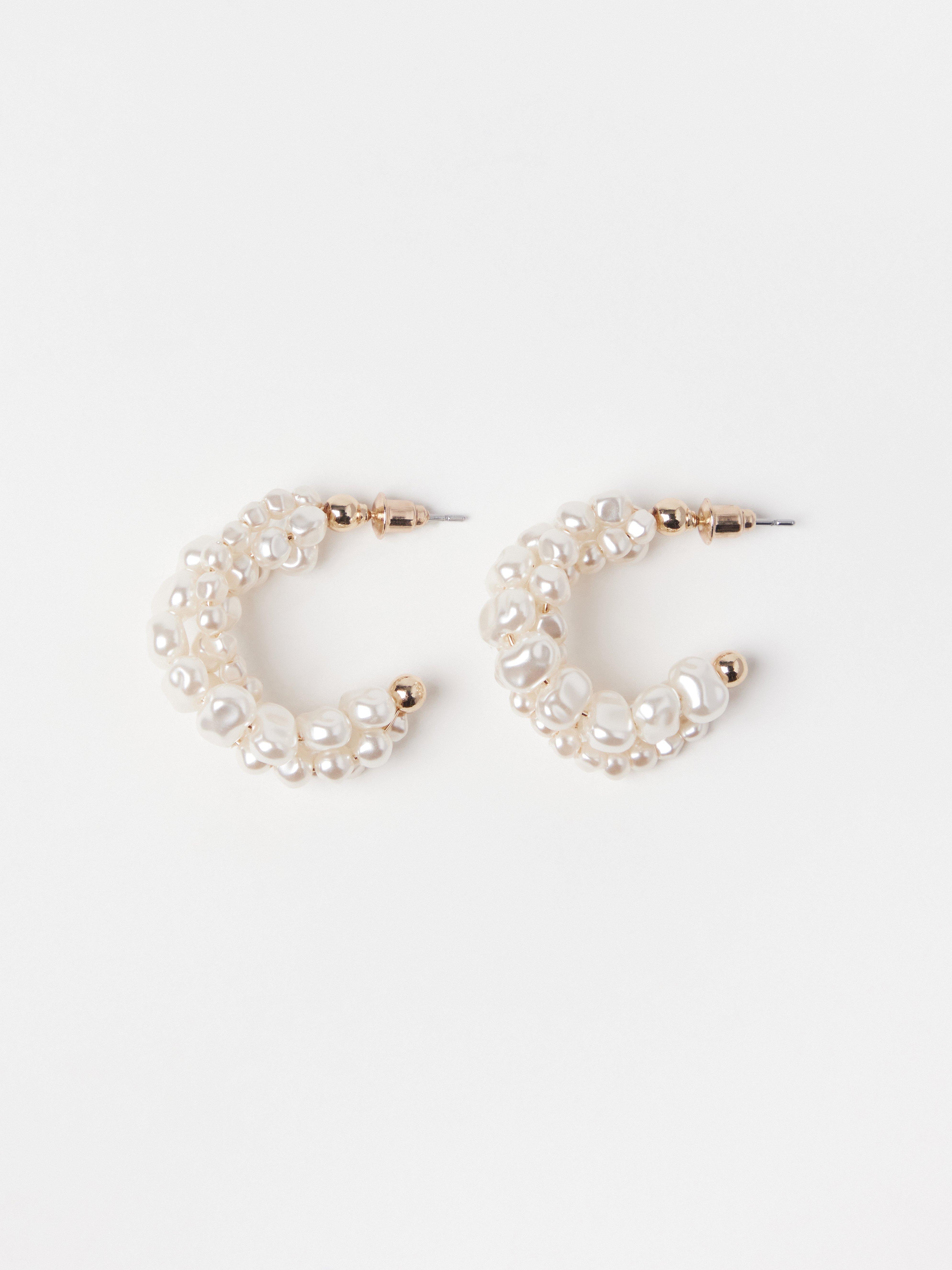 Earrings - Womens Wear - White