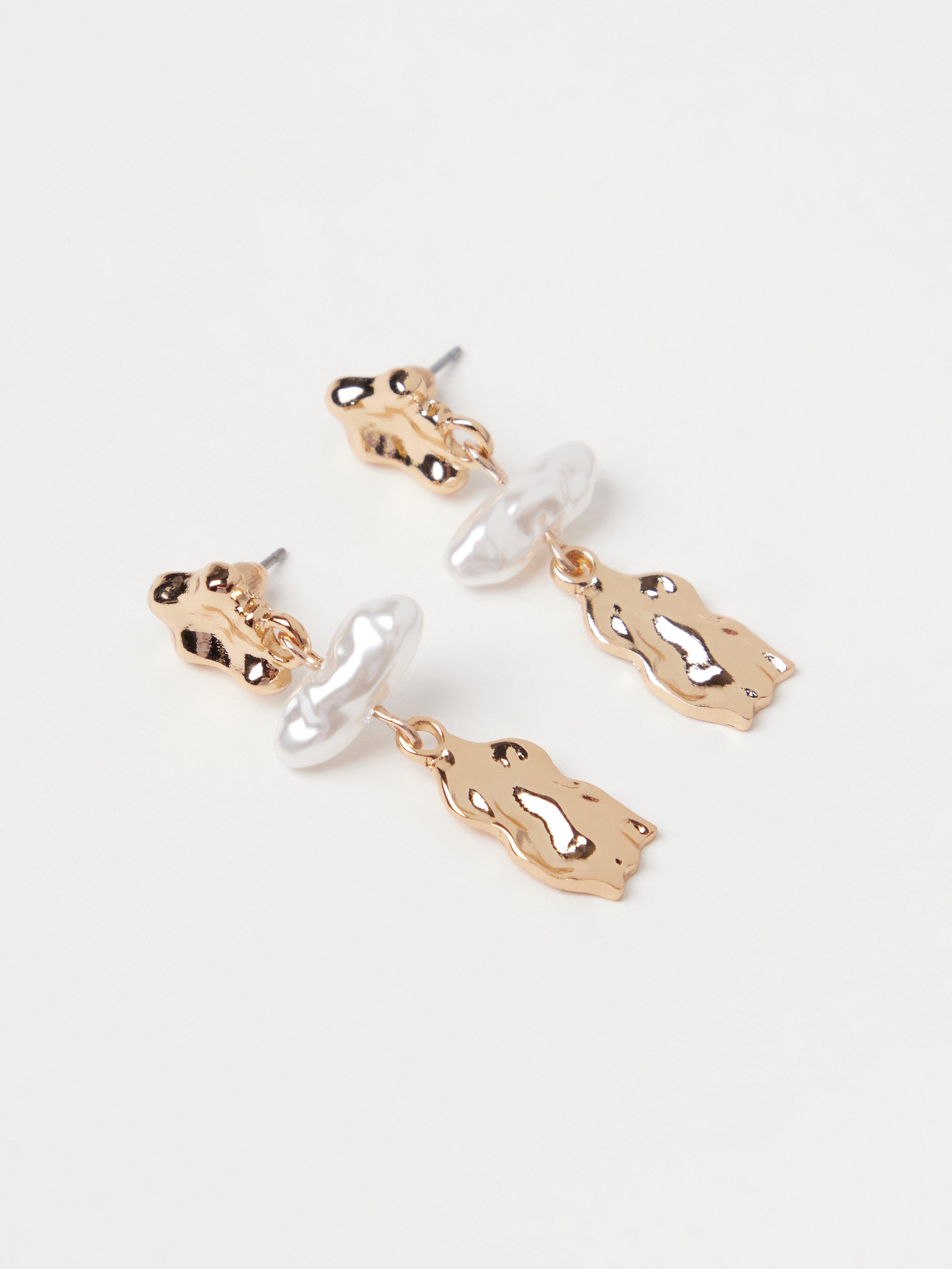 Earrings - Womens Wear - White