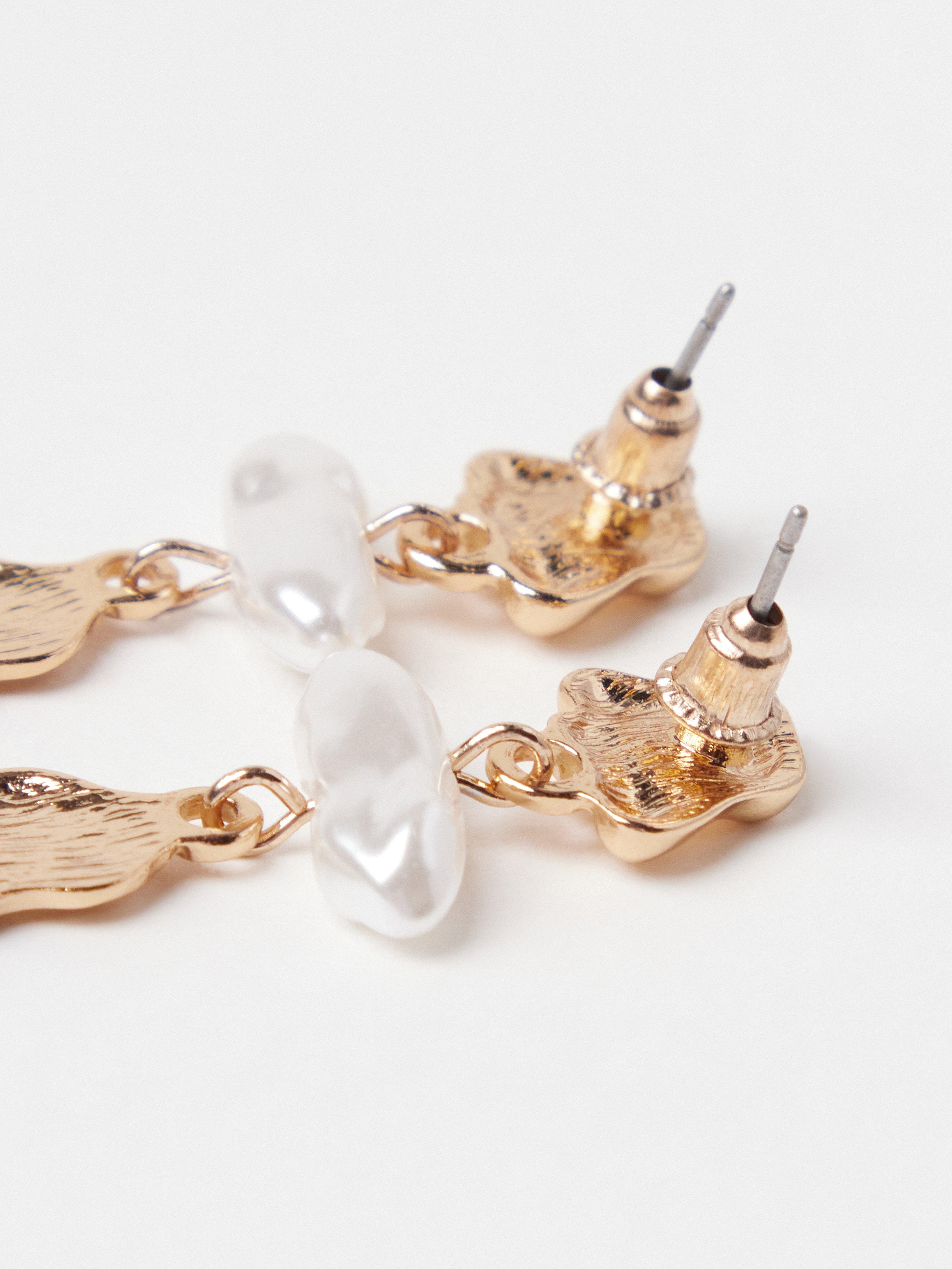 Earrings - Womens Wear - White
