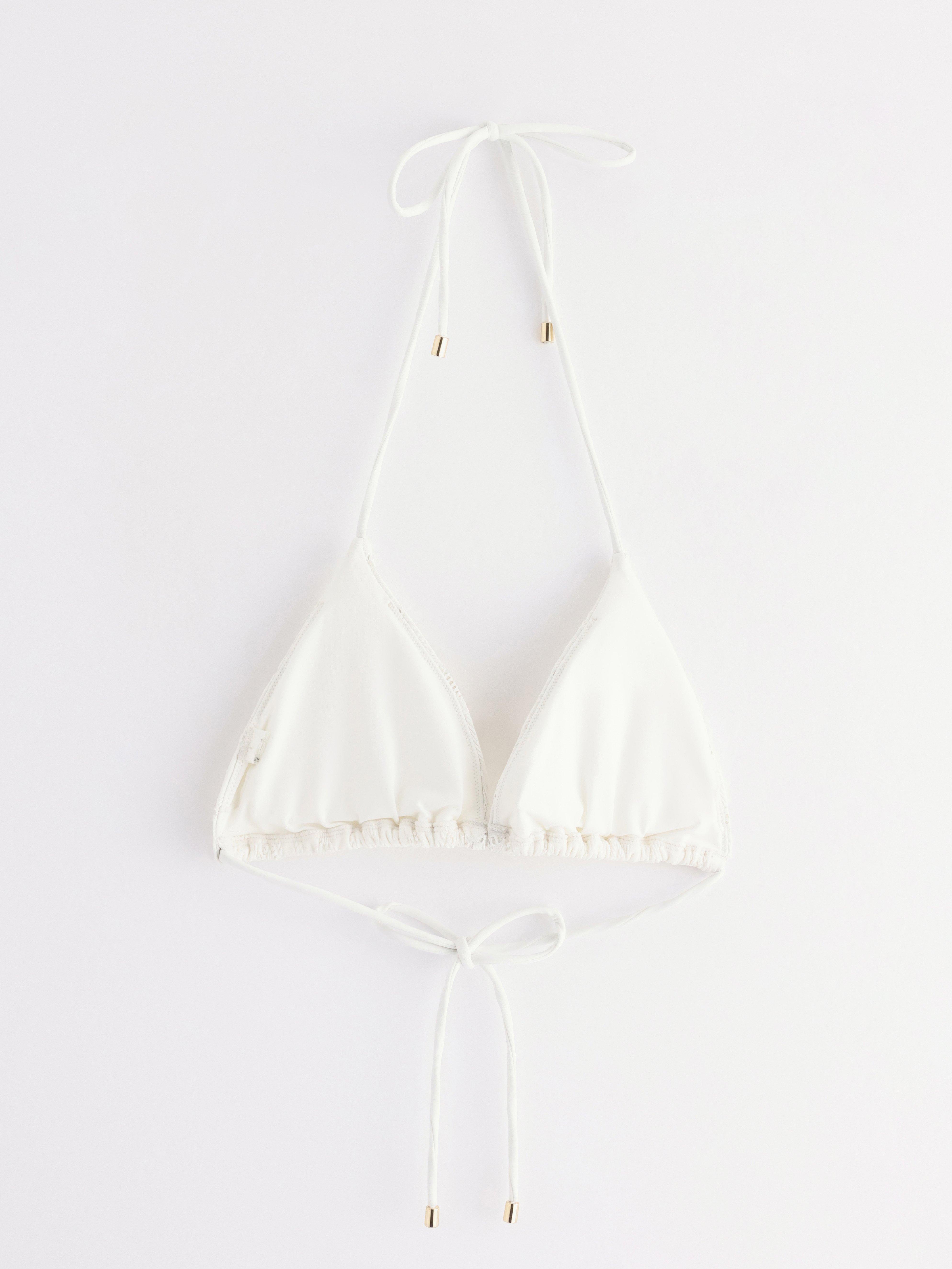 Triangle Bra - Lingerie - White