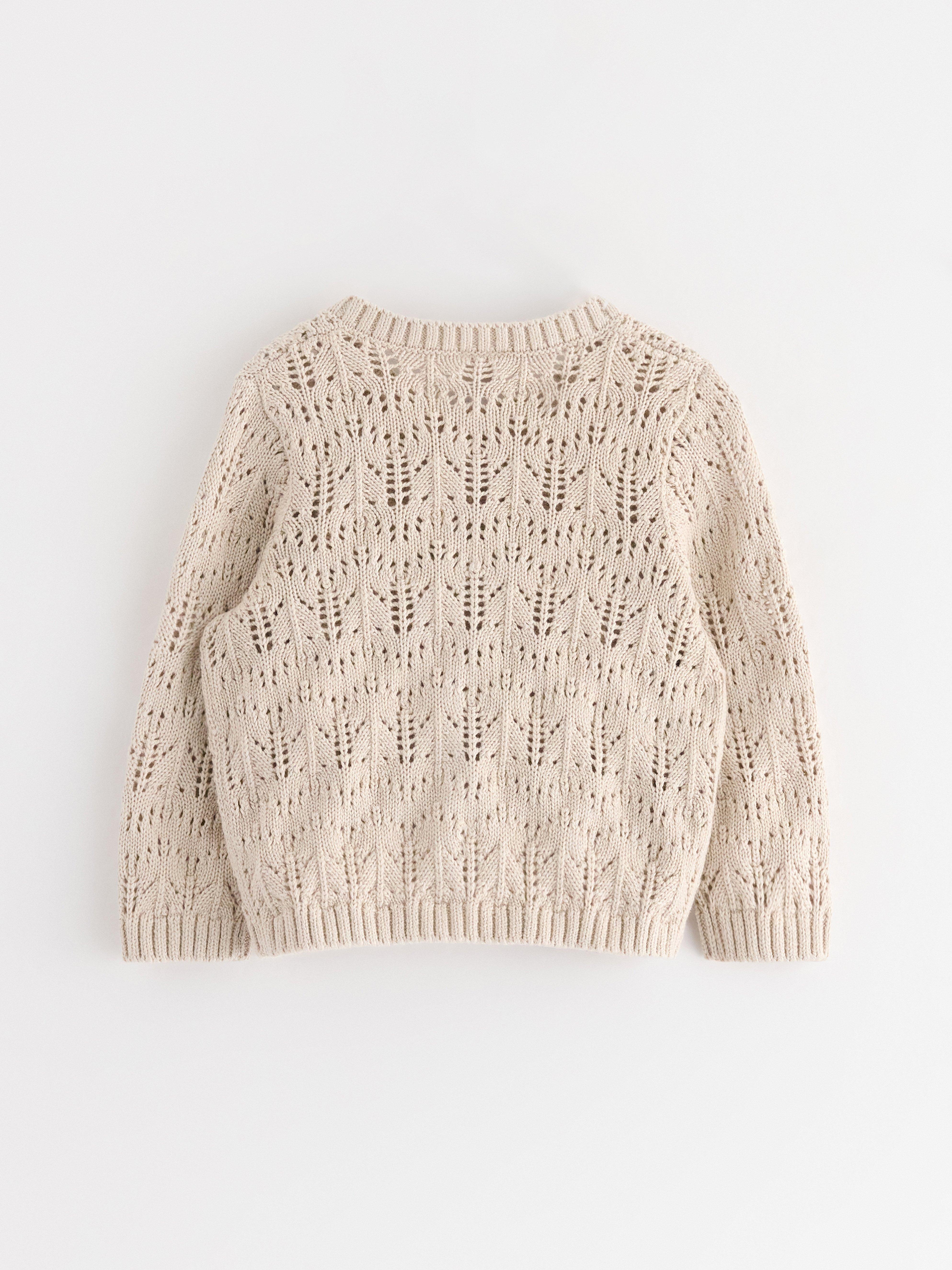Cardigan - Barn - Grå