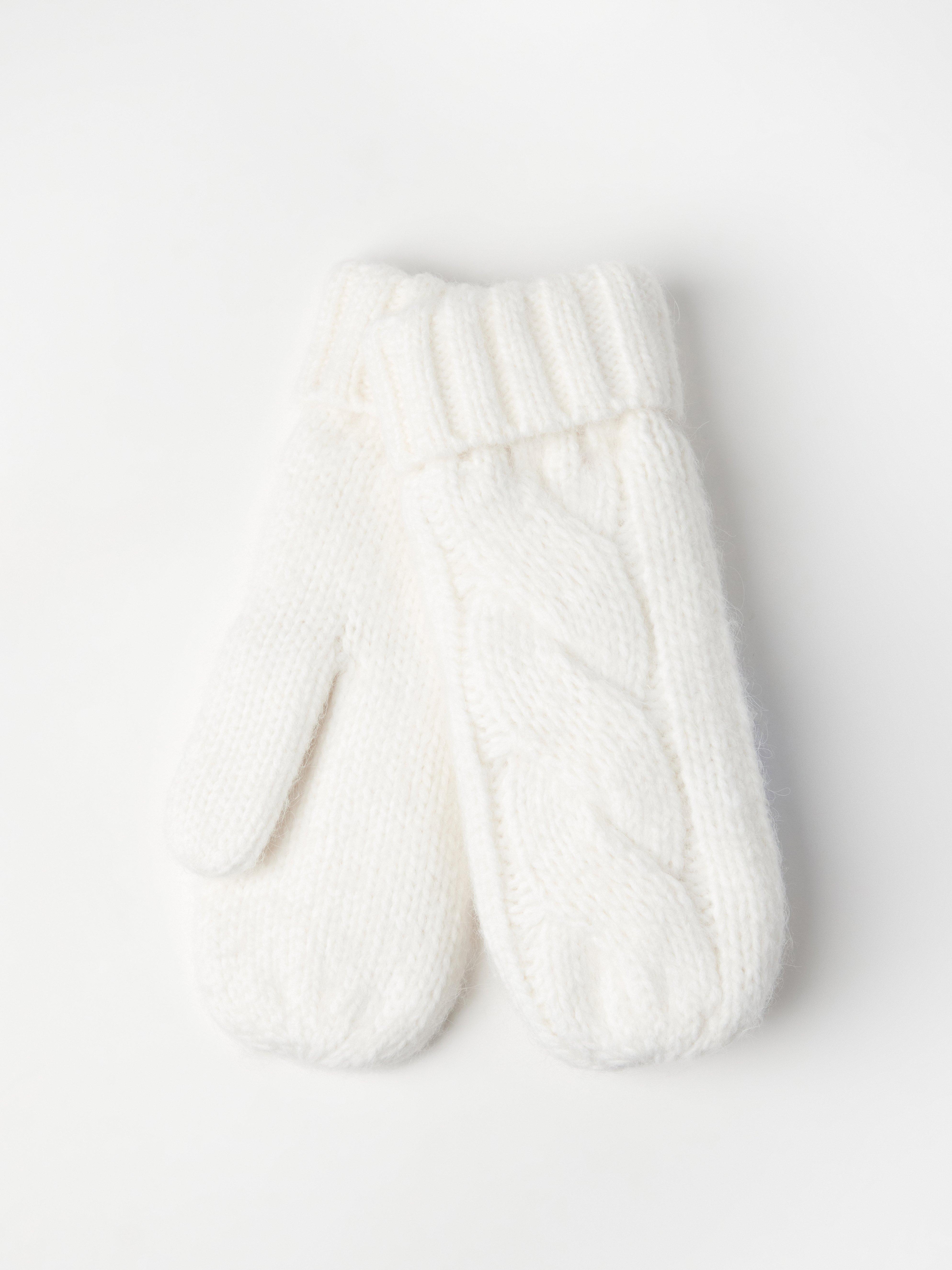Mittens - Womens Wear - White