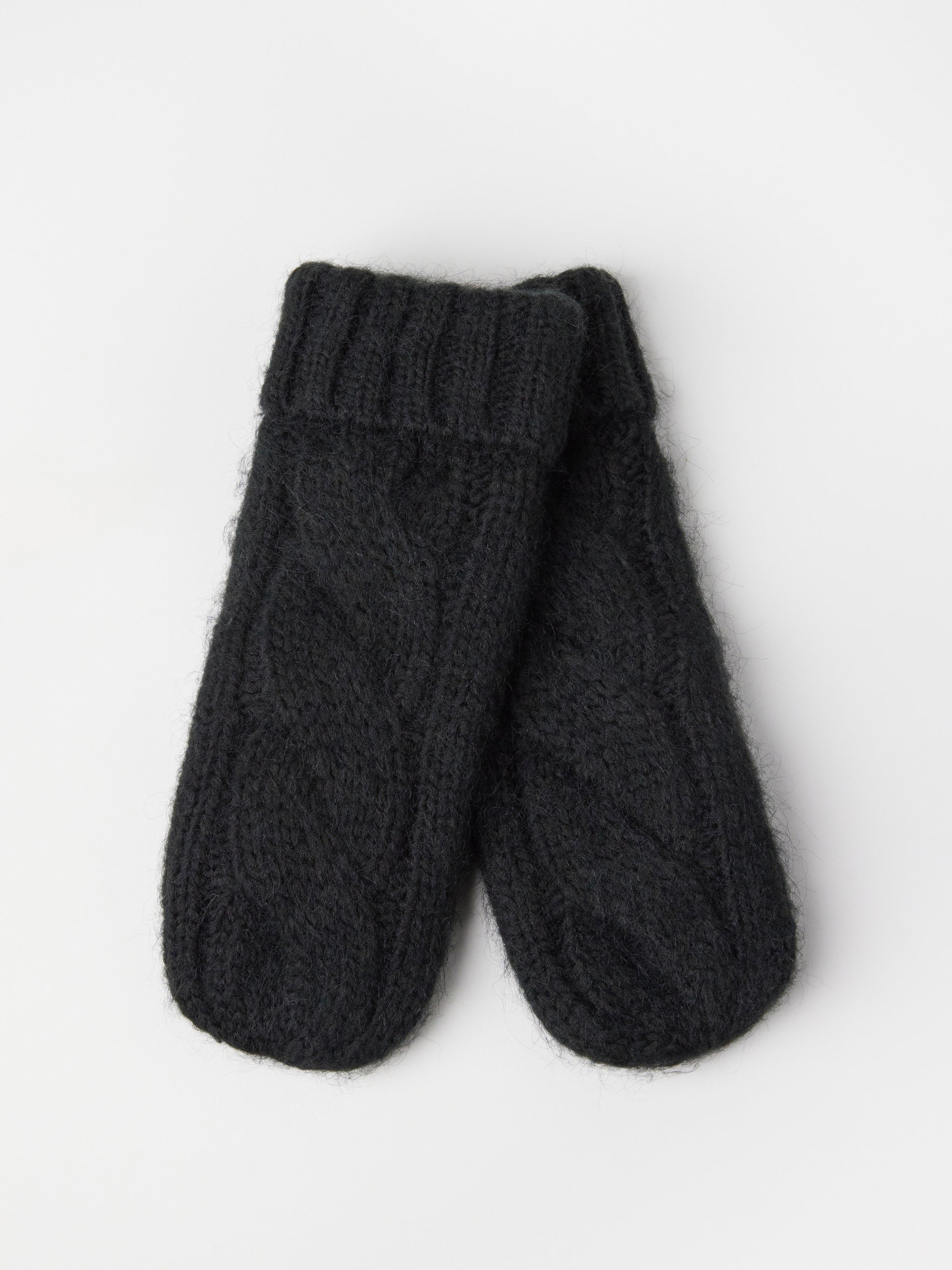 Mittens - Womens Wear - Black