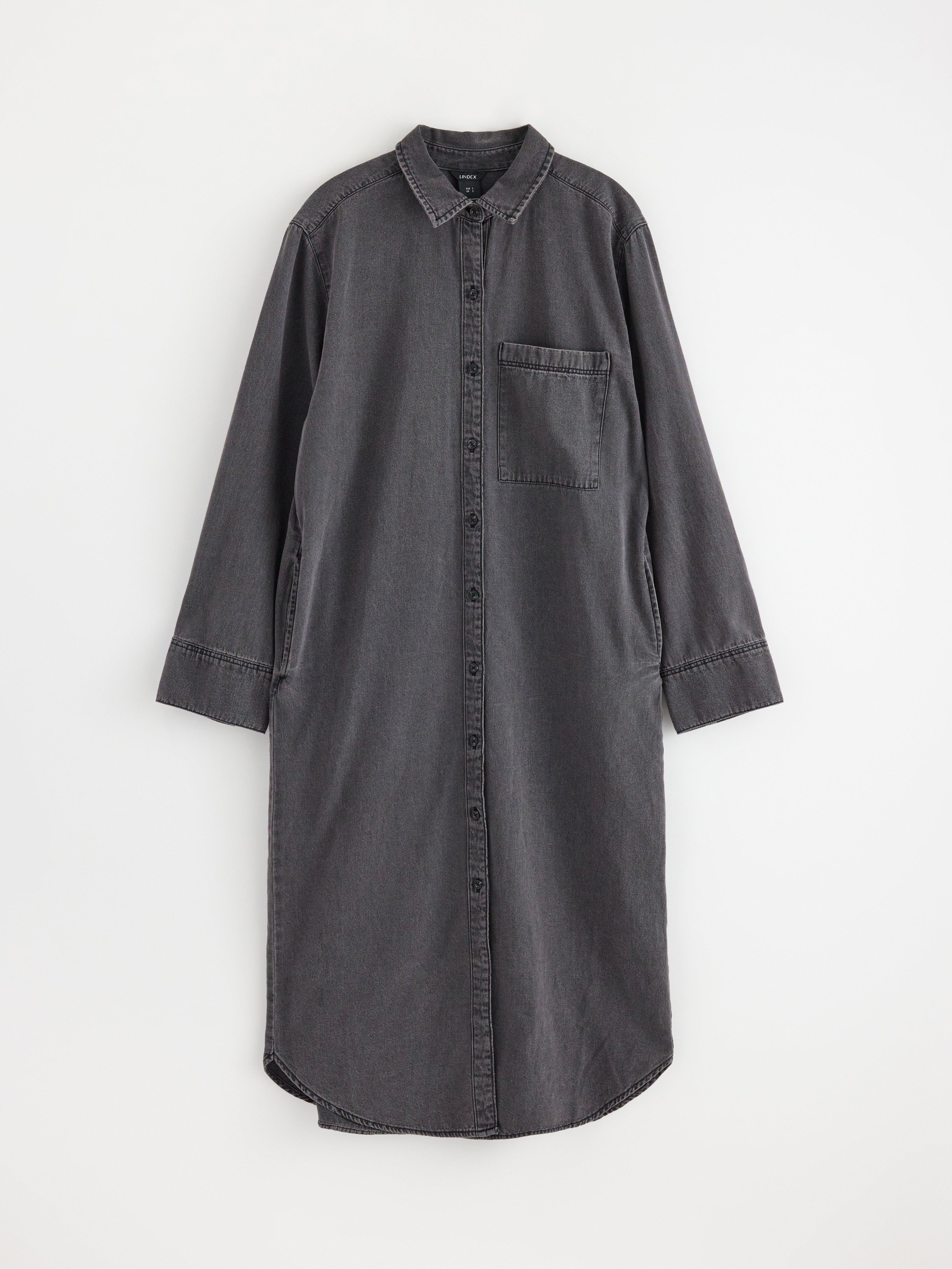 Shirt dress - Womens Wear - Black