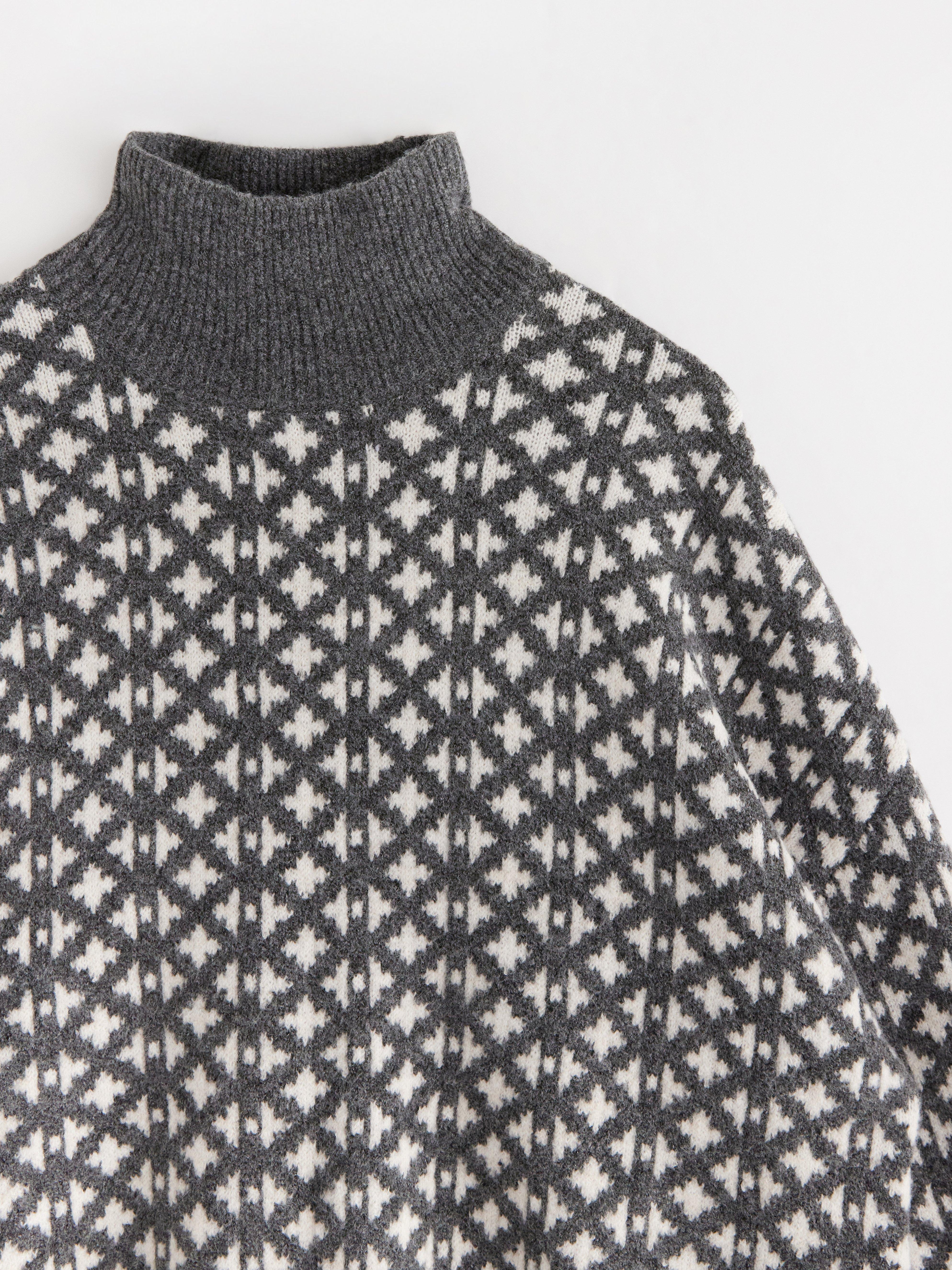 Turtle Neck Sweater - Womens Wear - Grey