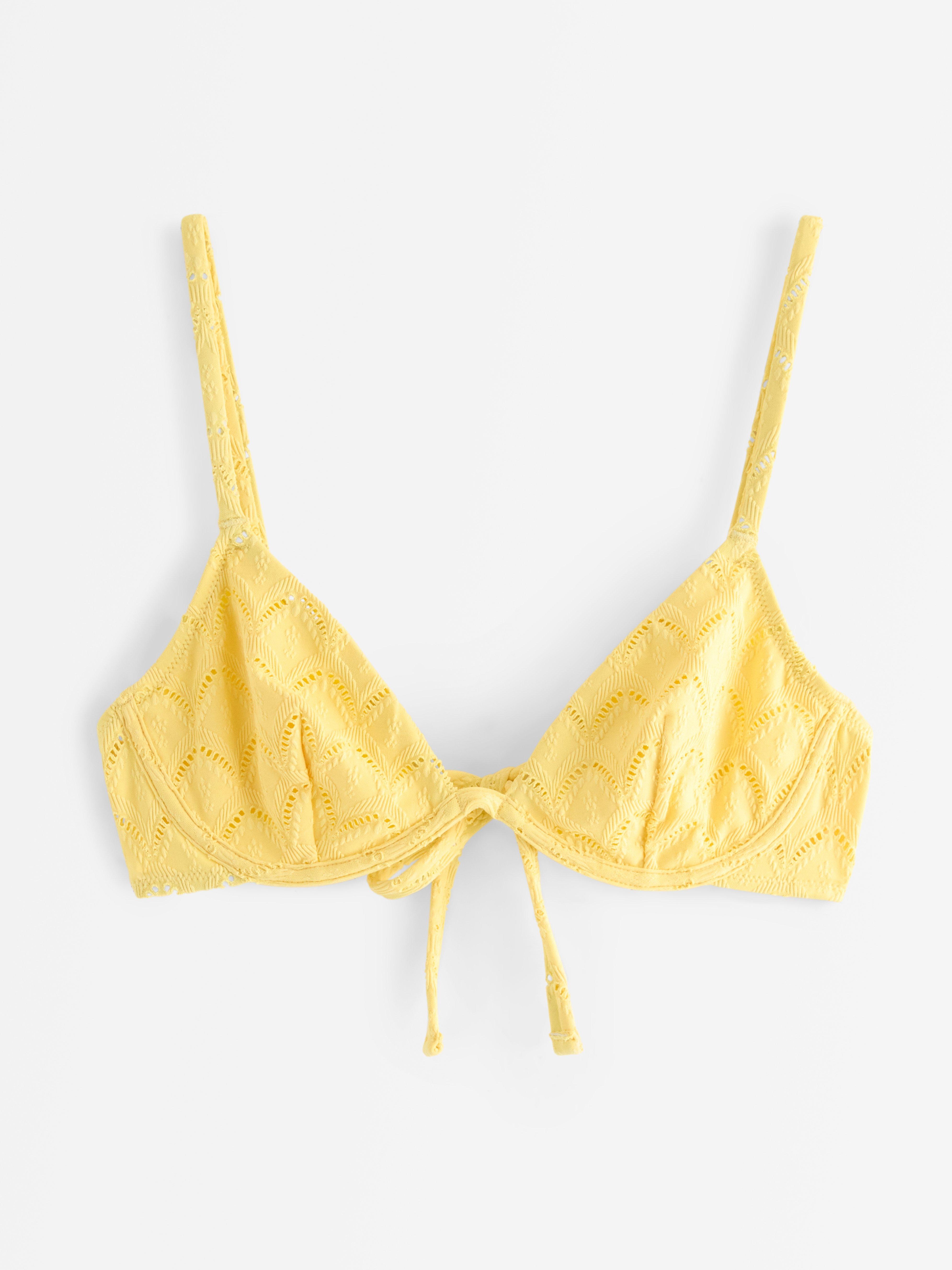 Wire Bra - Lingerie - Yellow