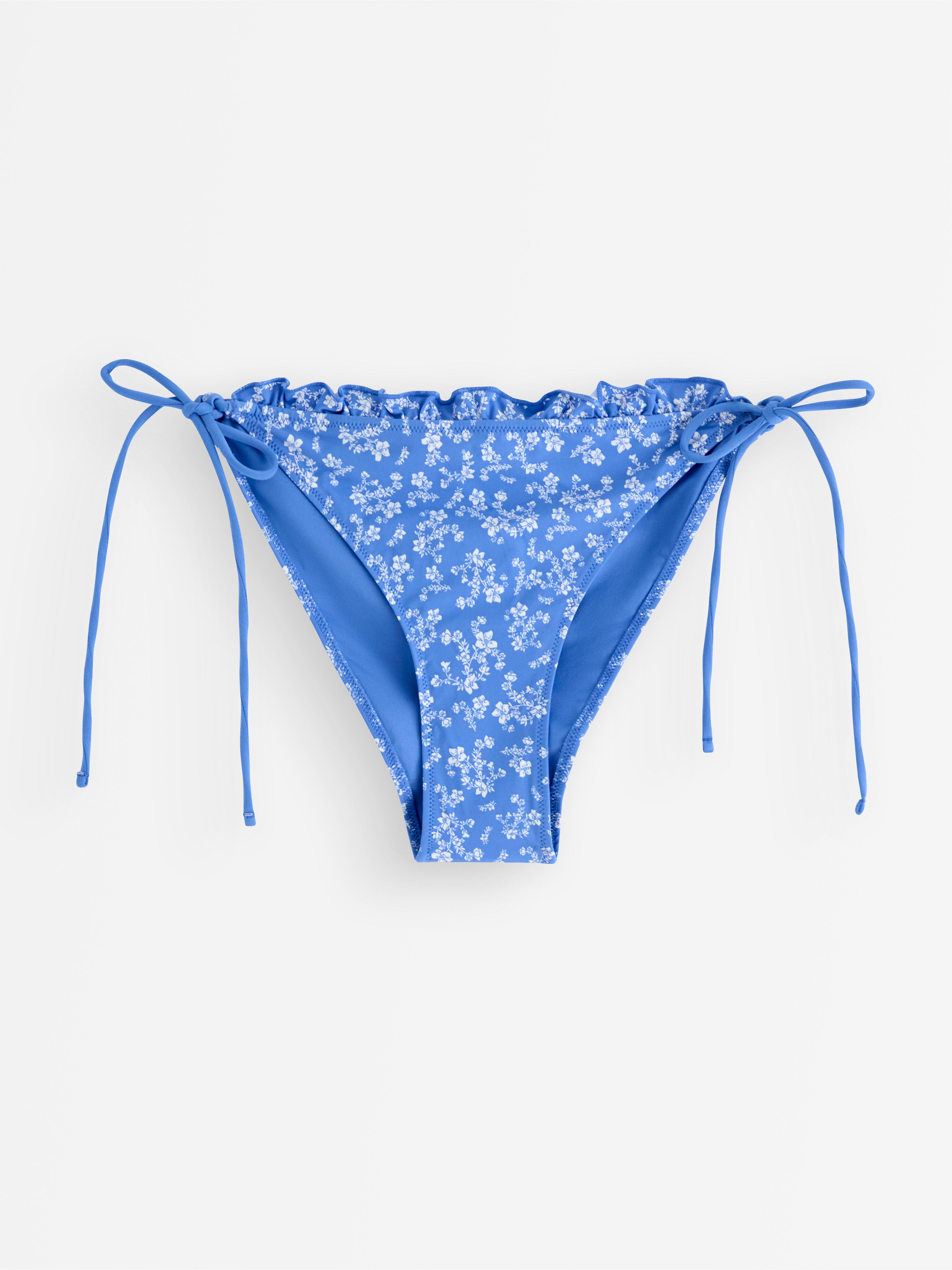 Brazílske nohavičky s nízkym pásom - Spodná bielizeň - Modrá