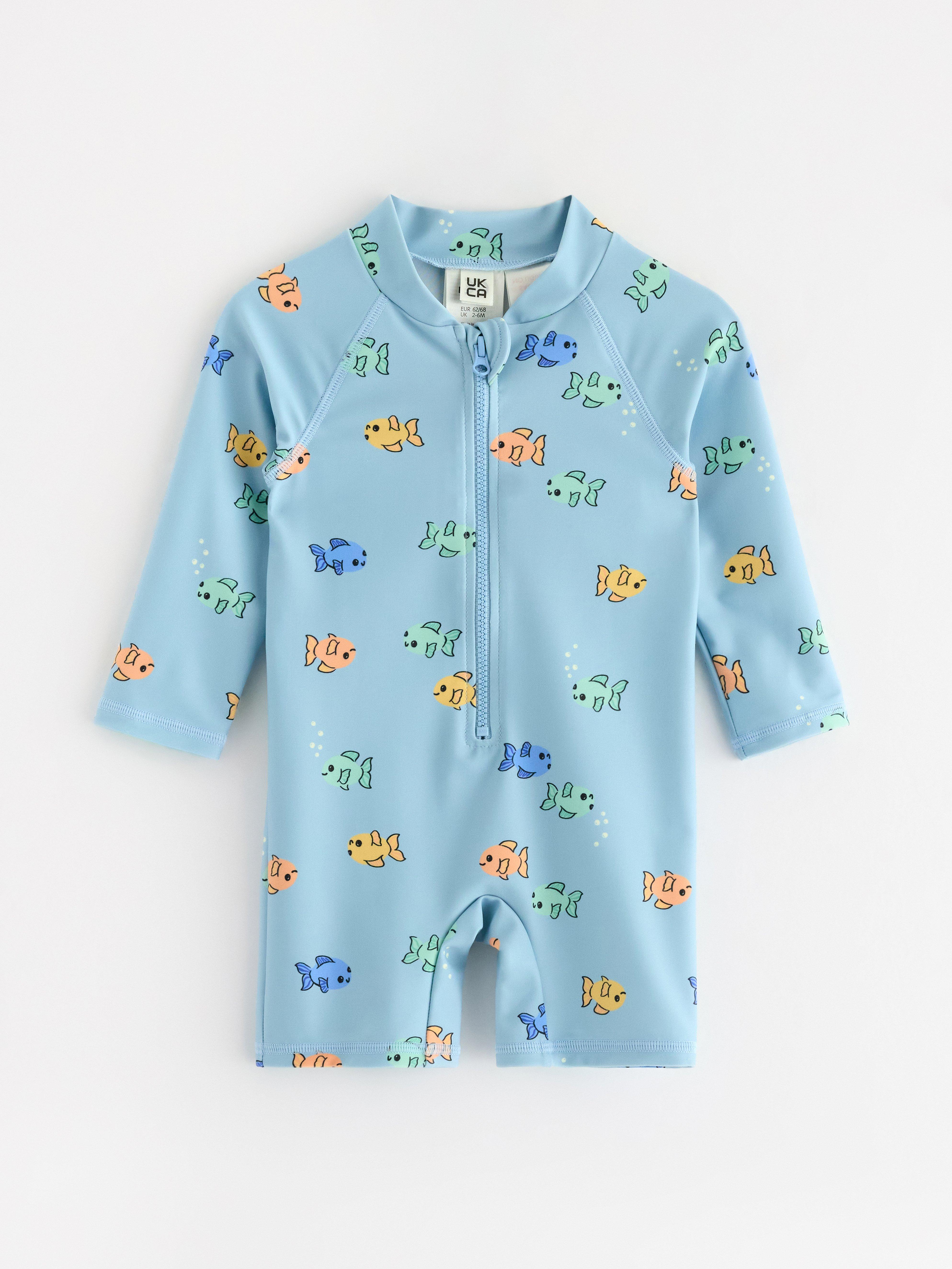 Ochranný overal proti slnku - Deti - Modrá