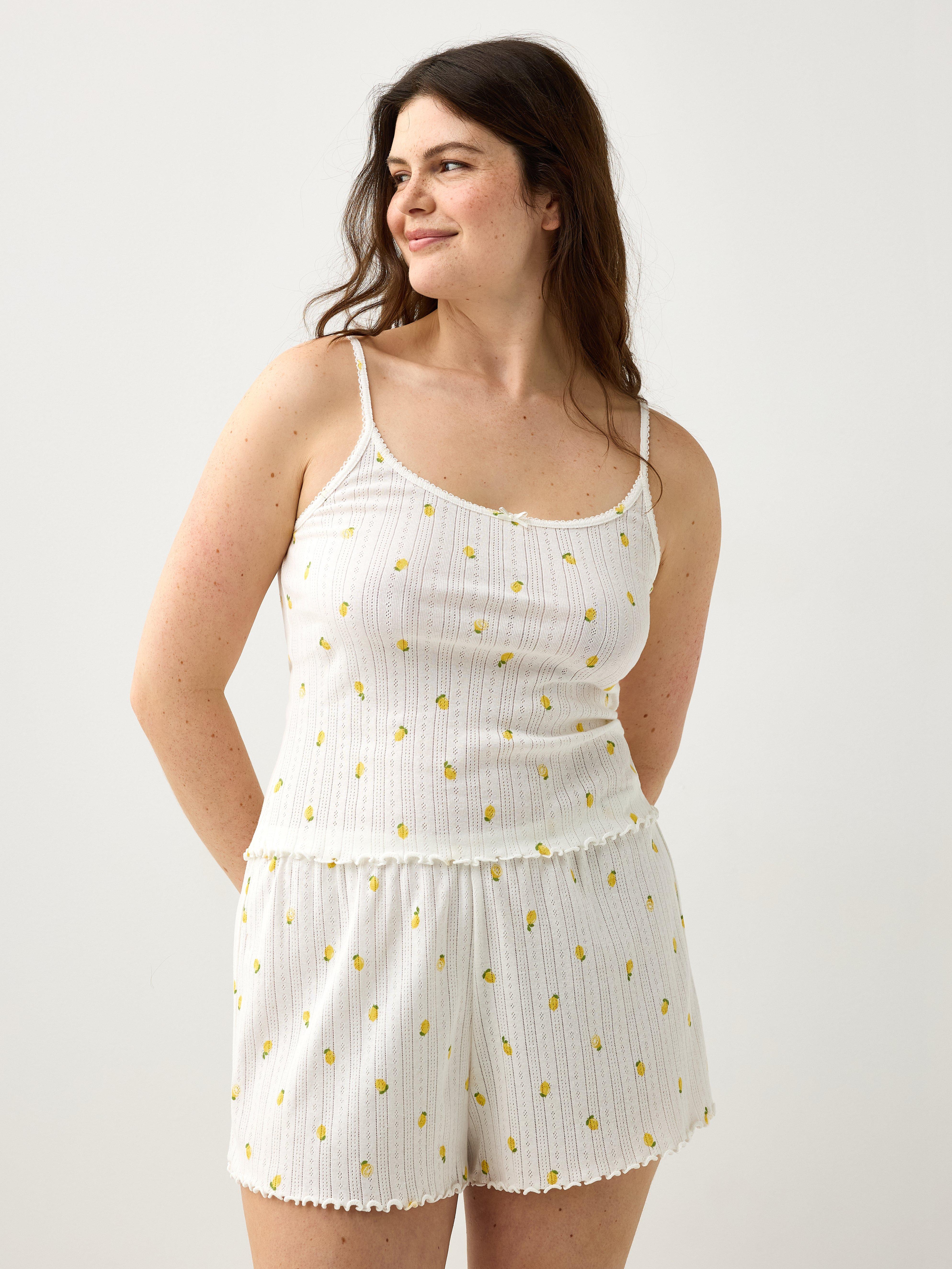 Pyjama Top - Lingerie - Yellow