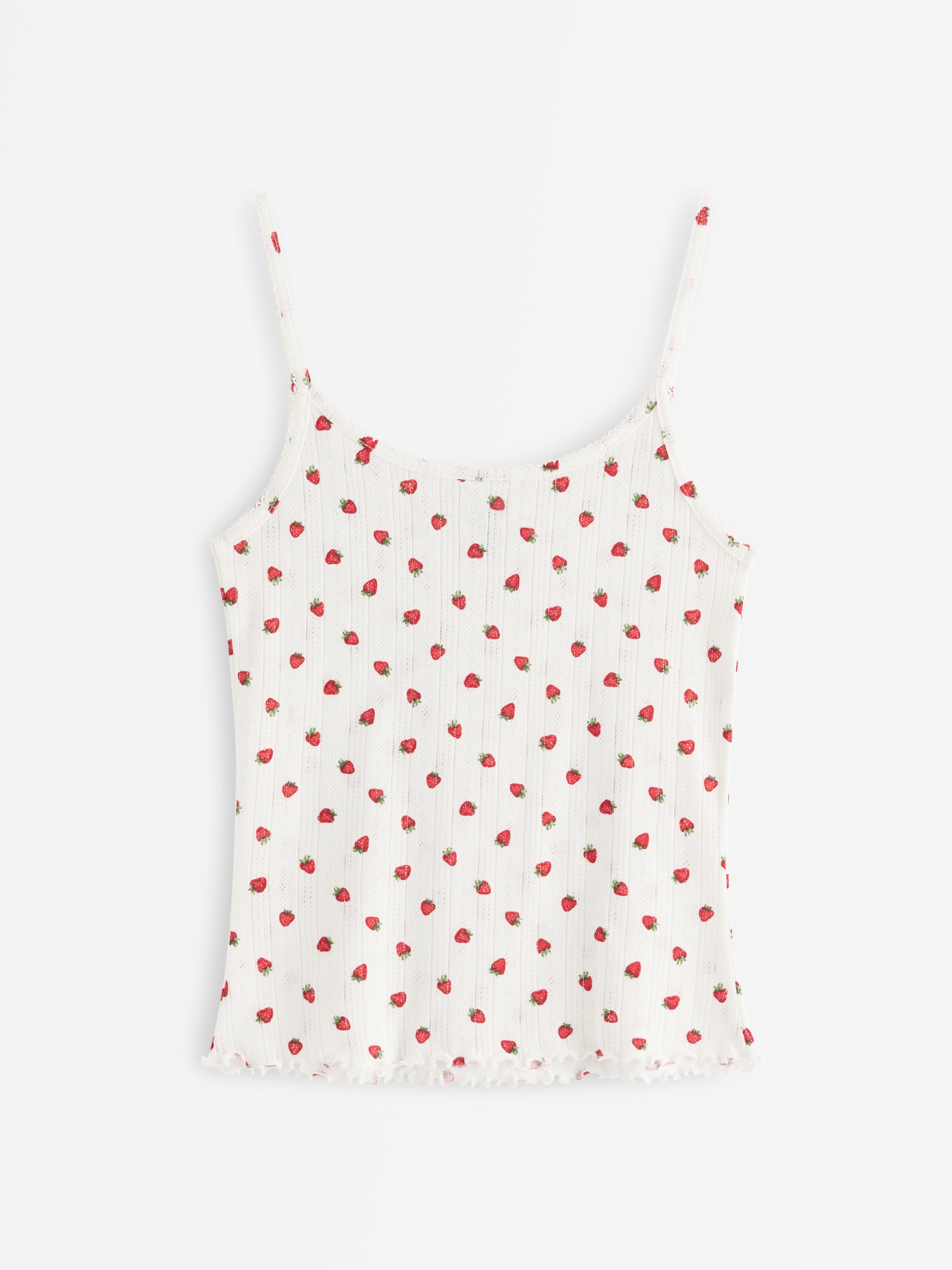 Pyjama Top - Lingerie - Red