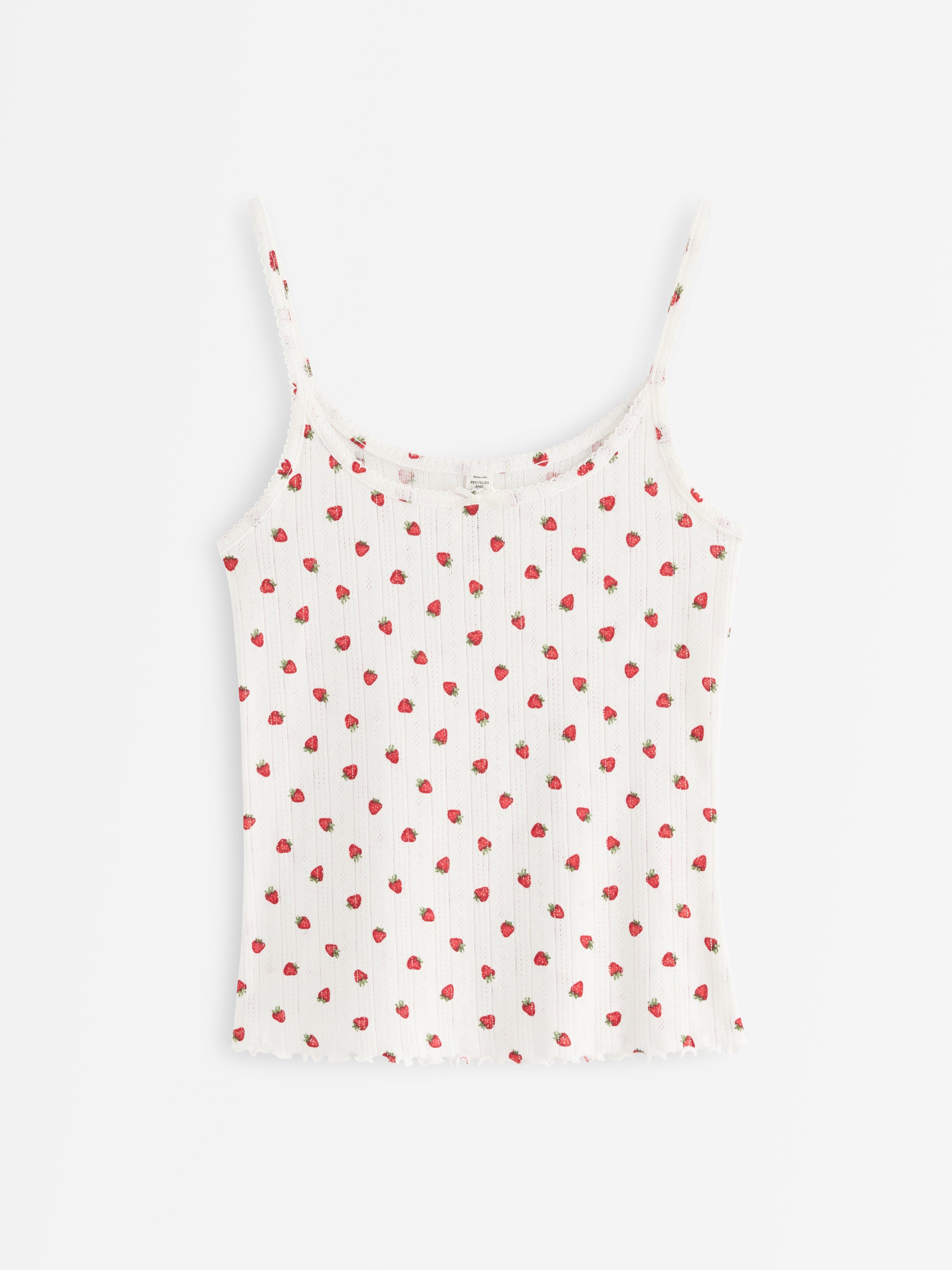 Pyjama Top - Lingerie - Red
