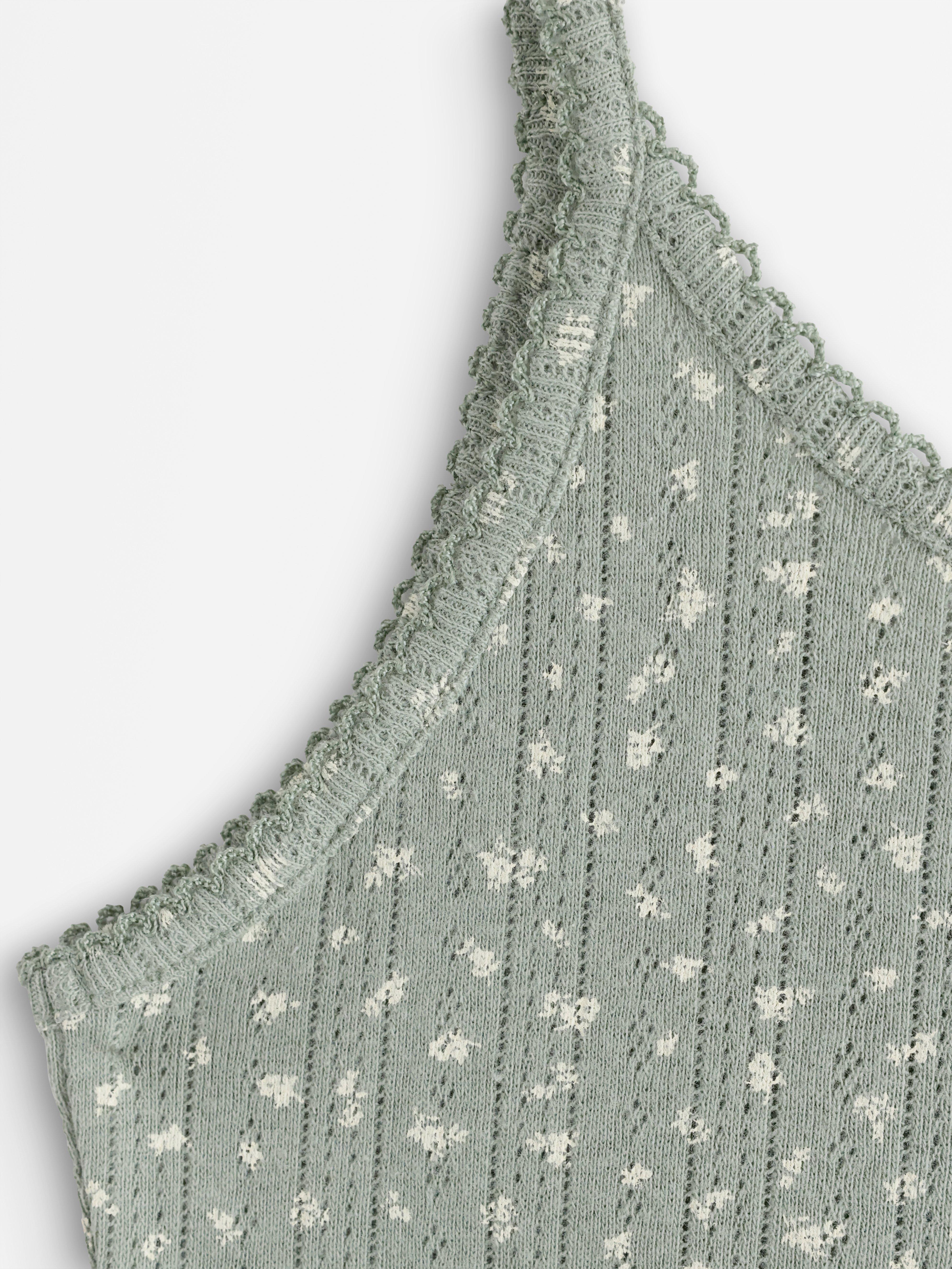 Pyjama Top - Lingerie - Green