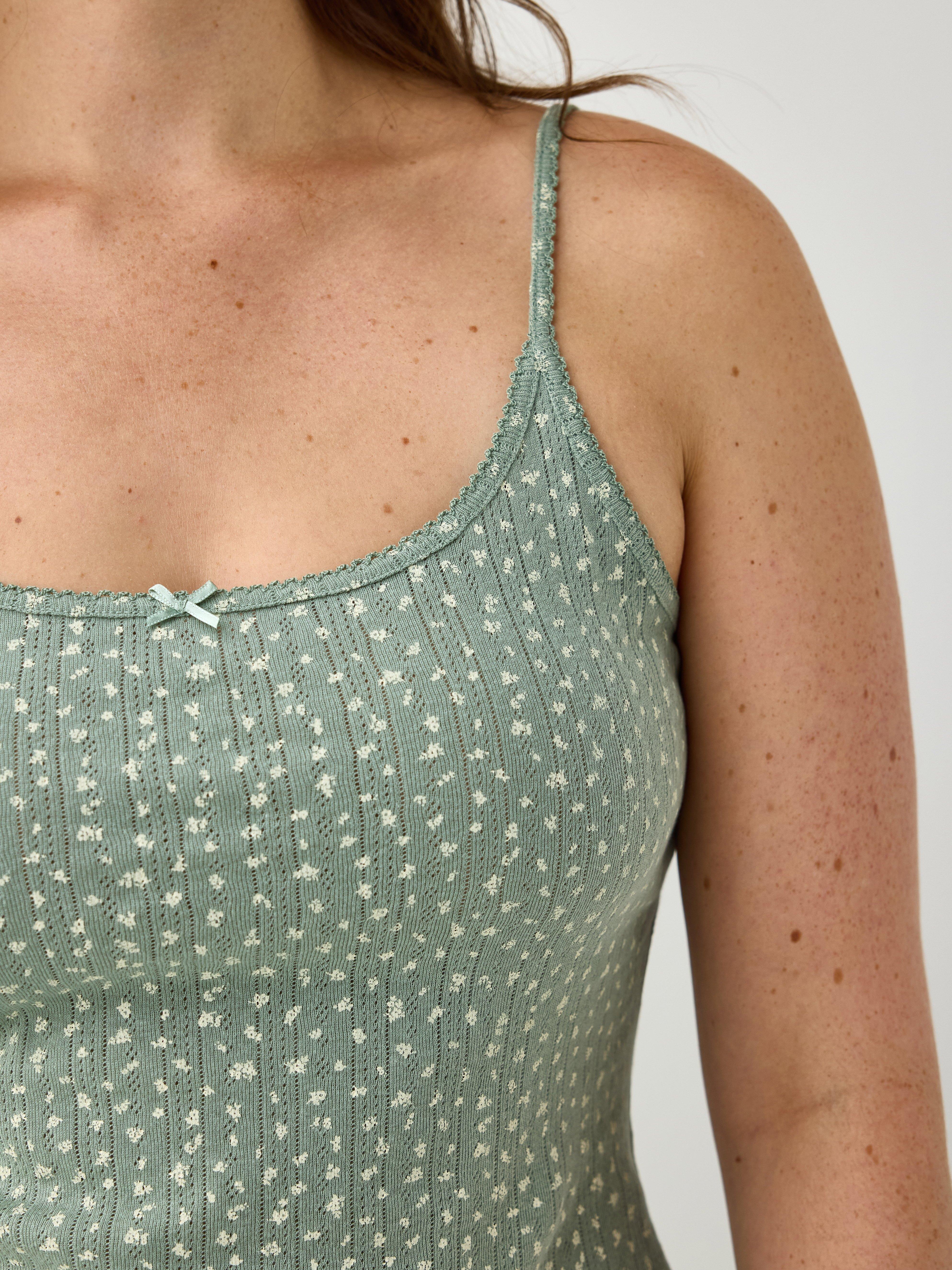 Pyjama Top - Lingerie - Green