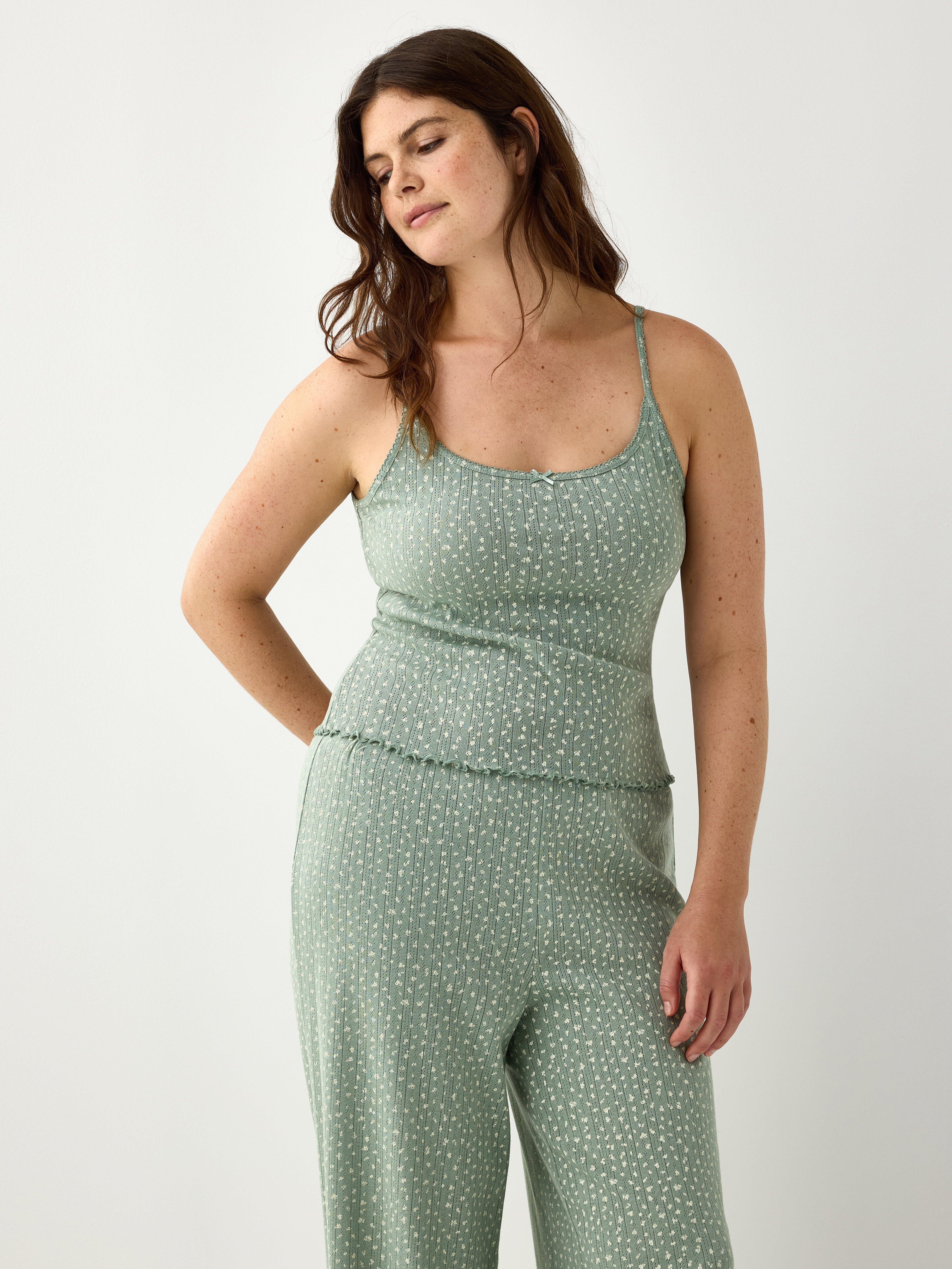 Pyjama Top - Lingerie - Green