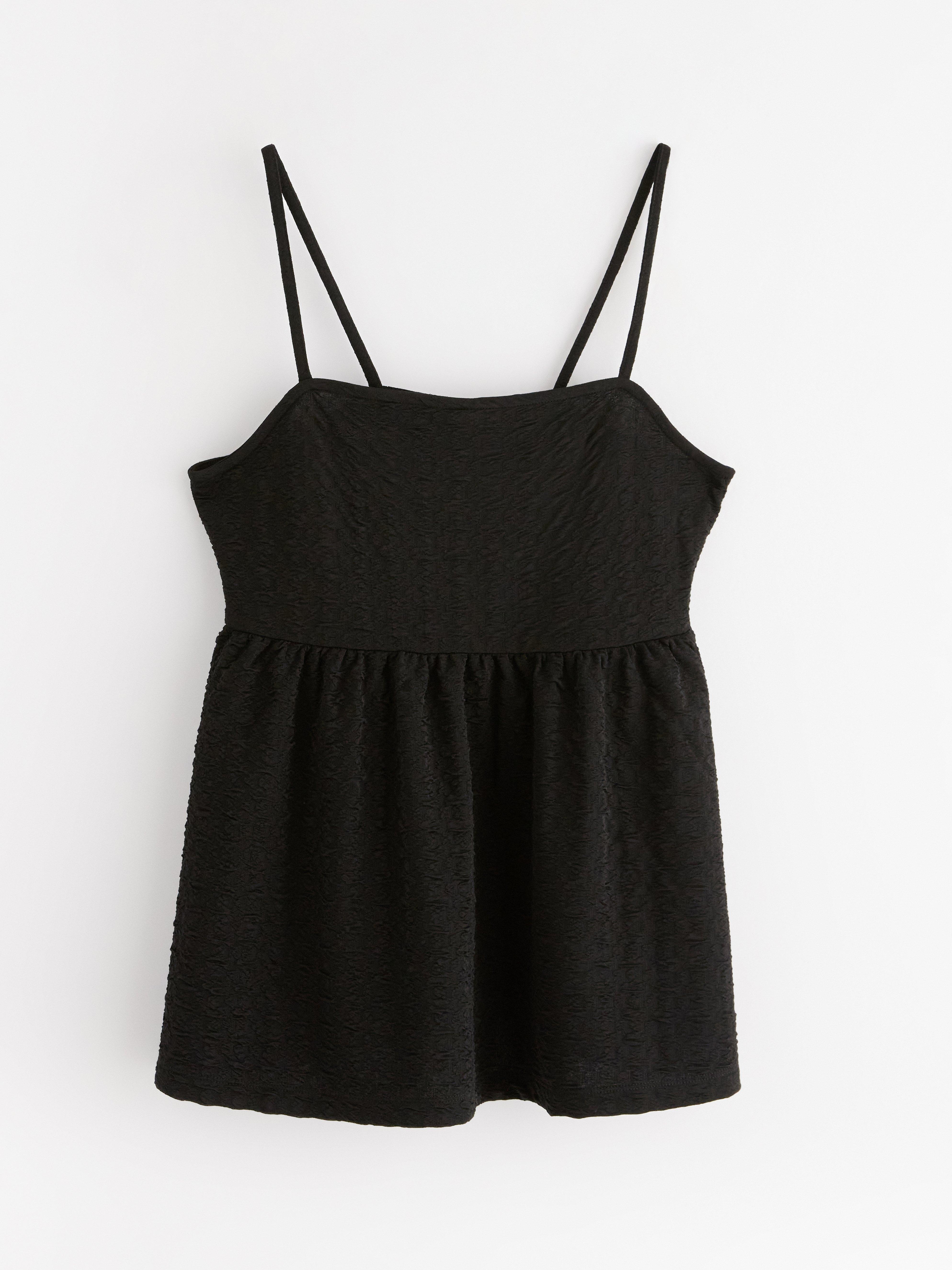 Peplum top - Kids Wear - Black