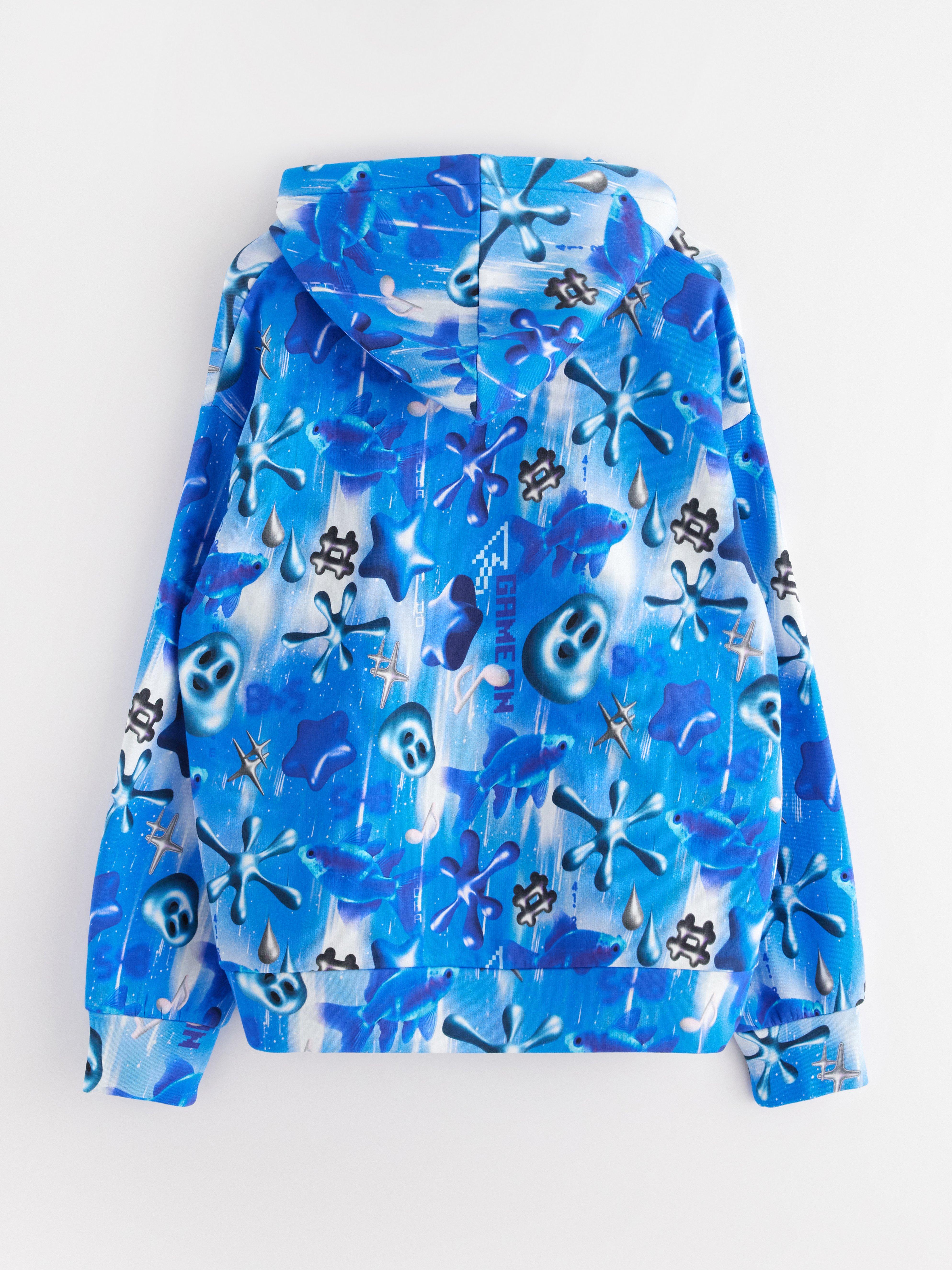 Hooded Sweatshirt - Kids Wear - Blue