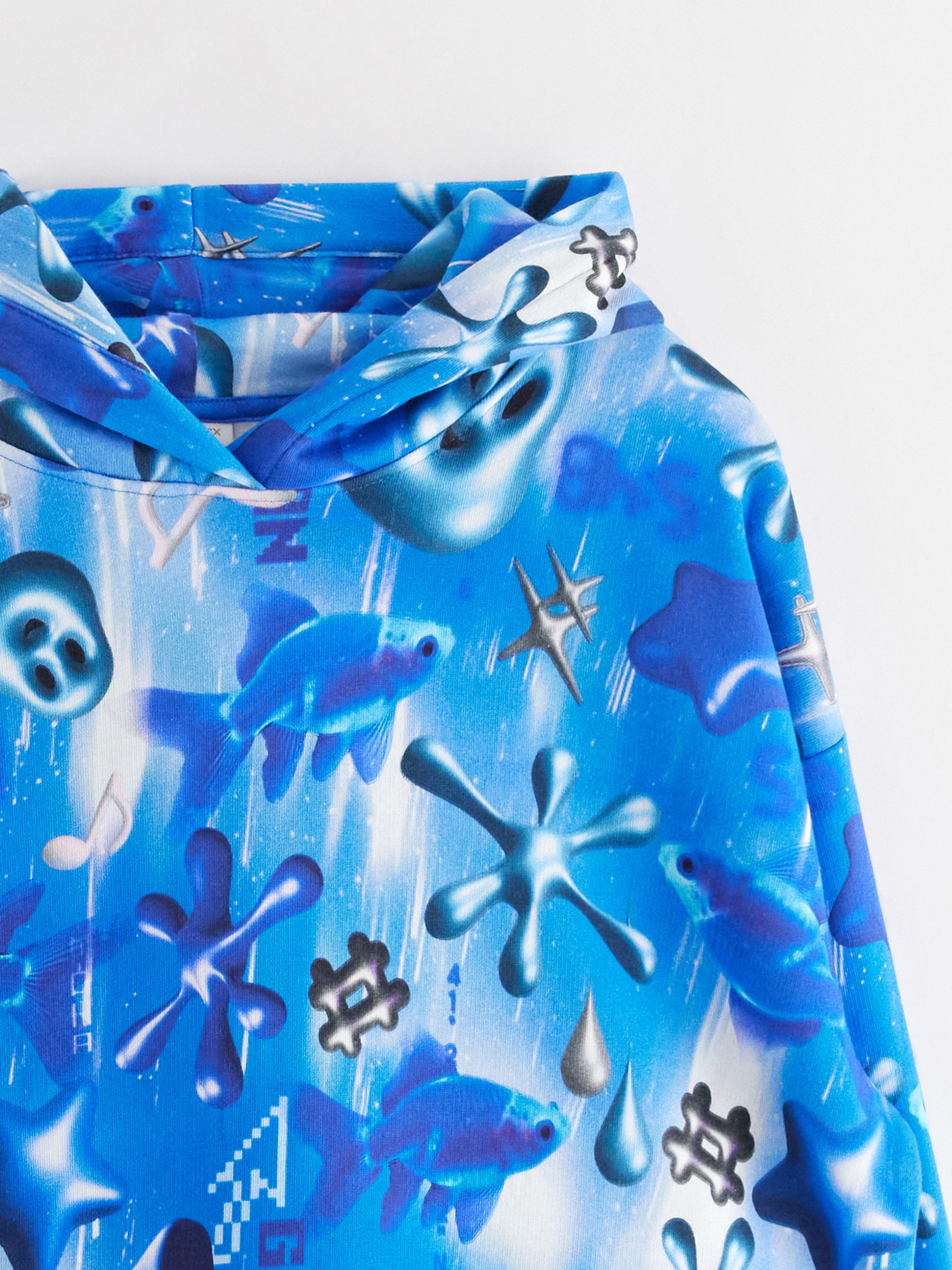 Hooded Sweatshirt - Kids Wear - Blue