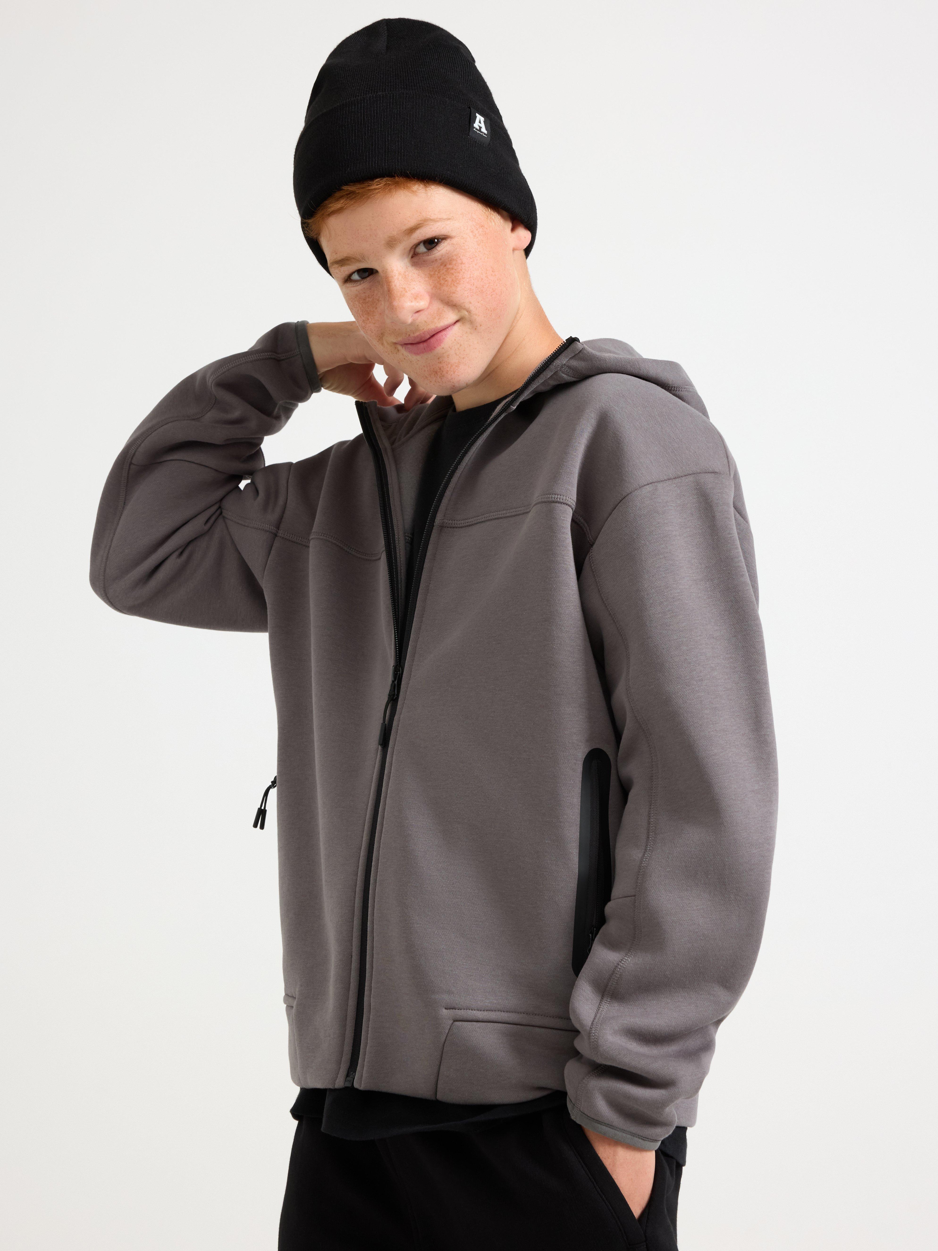 Hooded Sweatshirt - Kids Wear - Grey