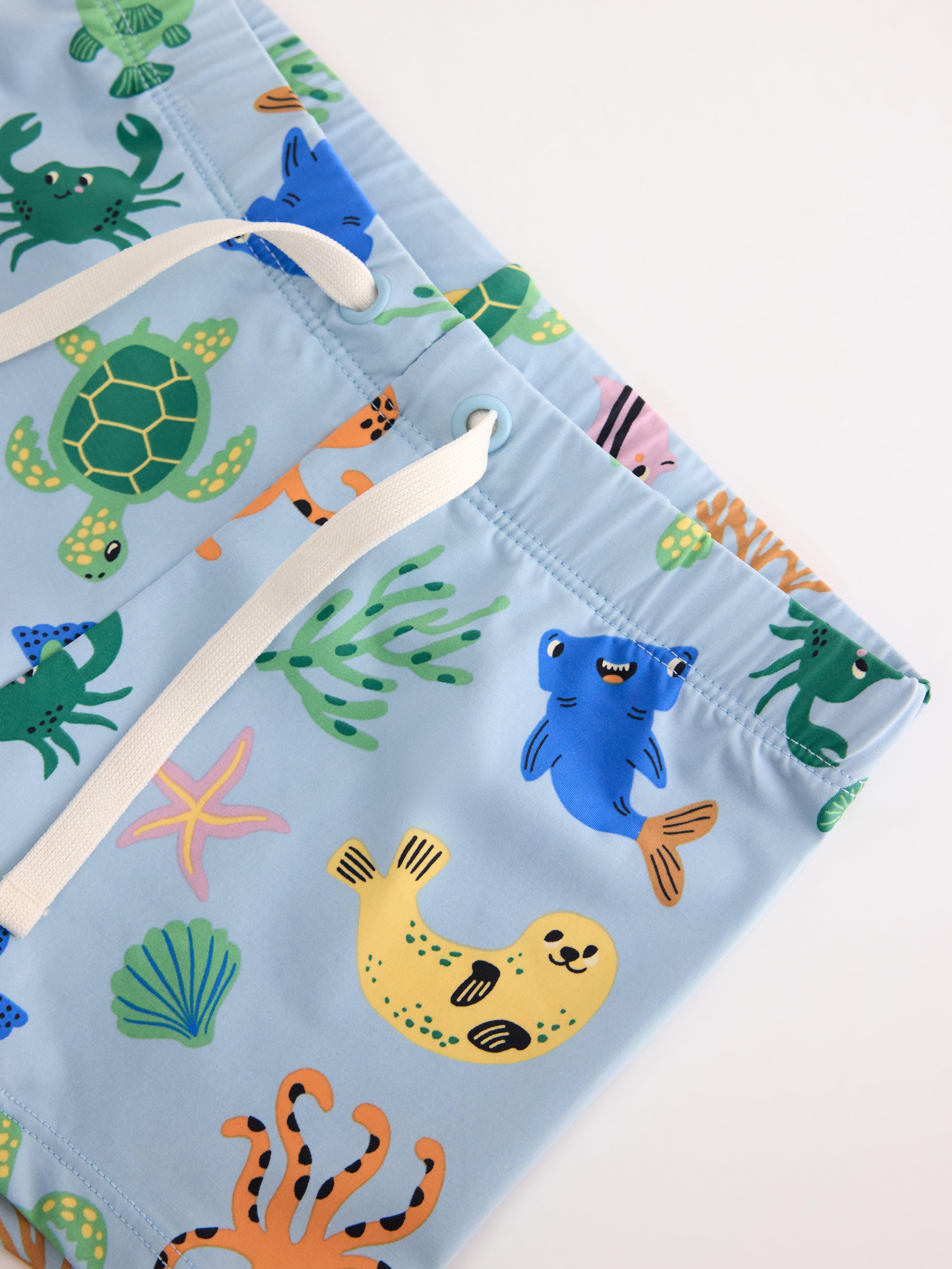 Swim Trunks - Kids Wear - Blue