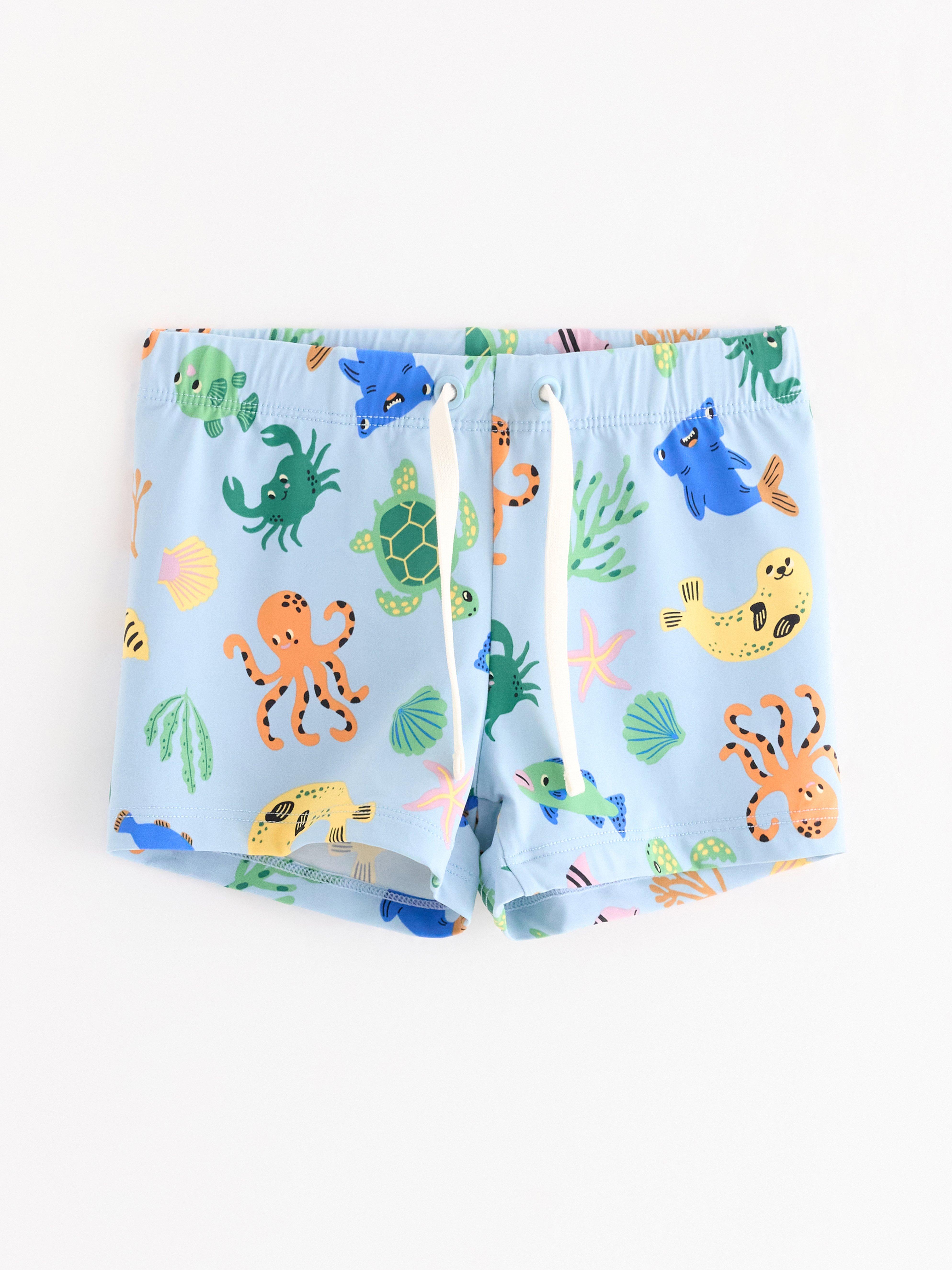 Swim Trunks - Kids Wear - Blue