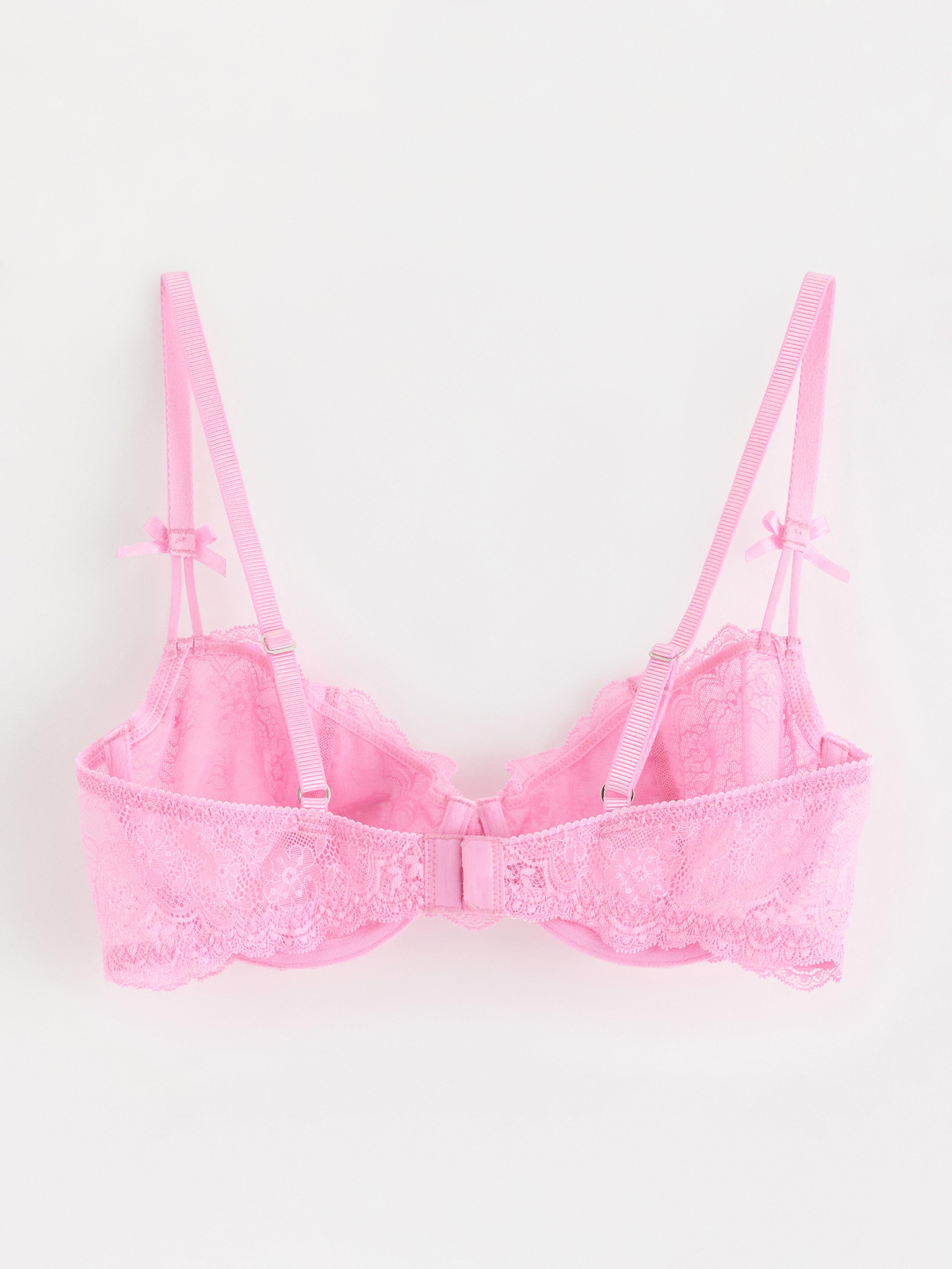 Unpadded Bra - Lingerie - Pink
