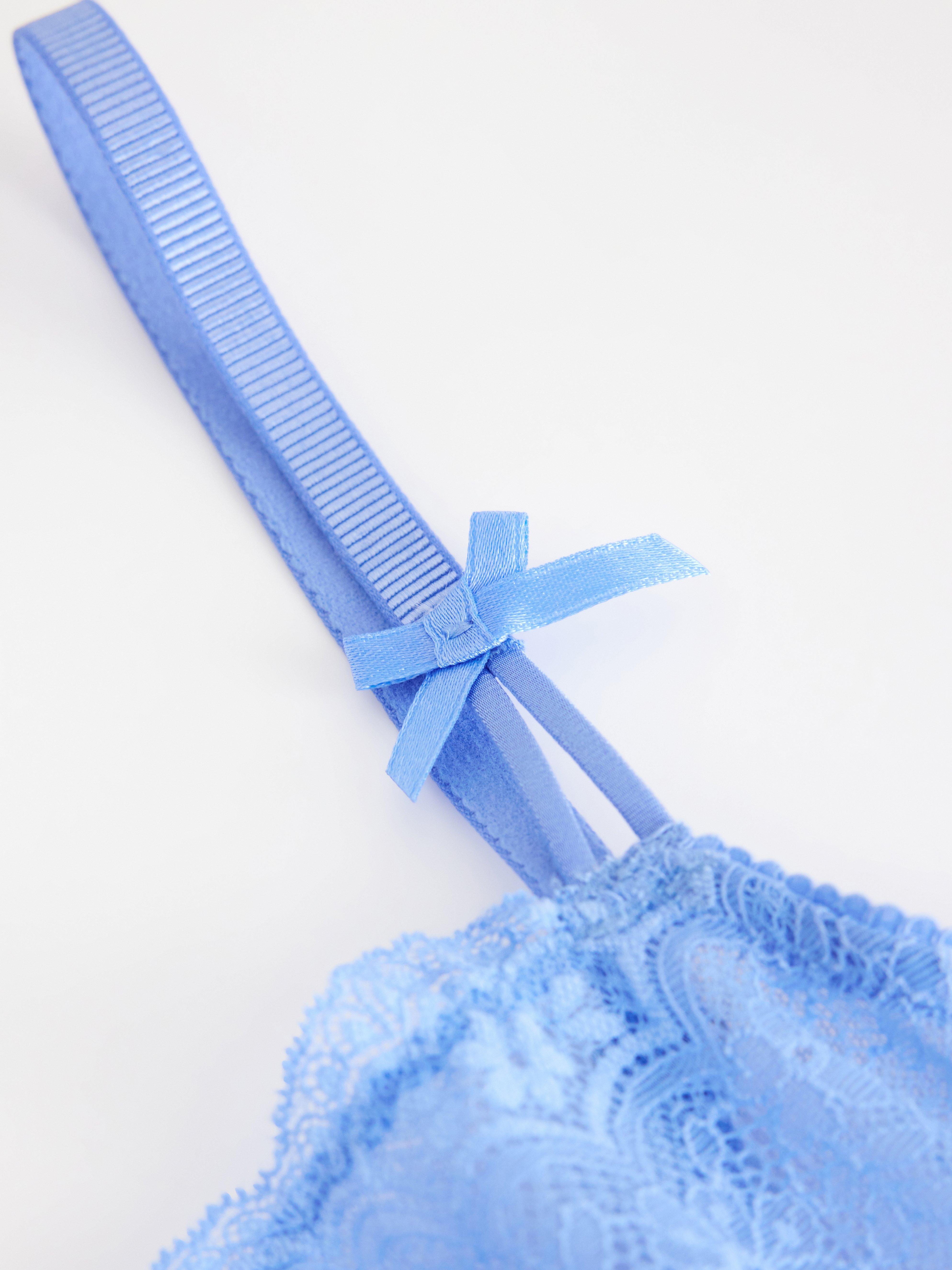 Podprsenka Unpadded - Spodní prádlo - Modrá