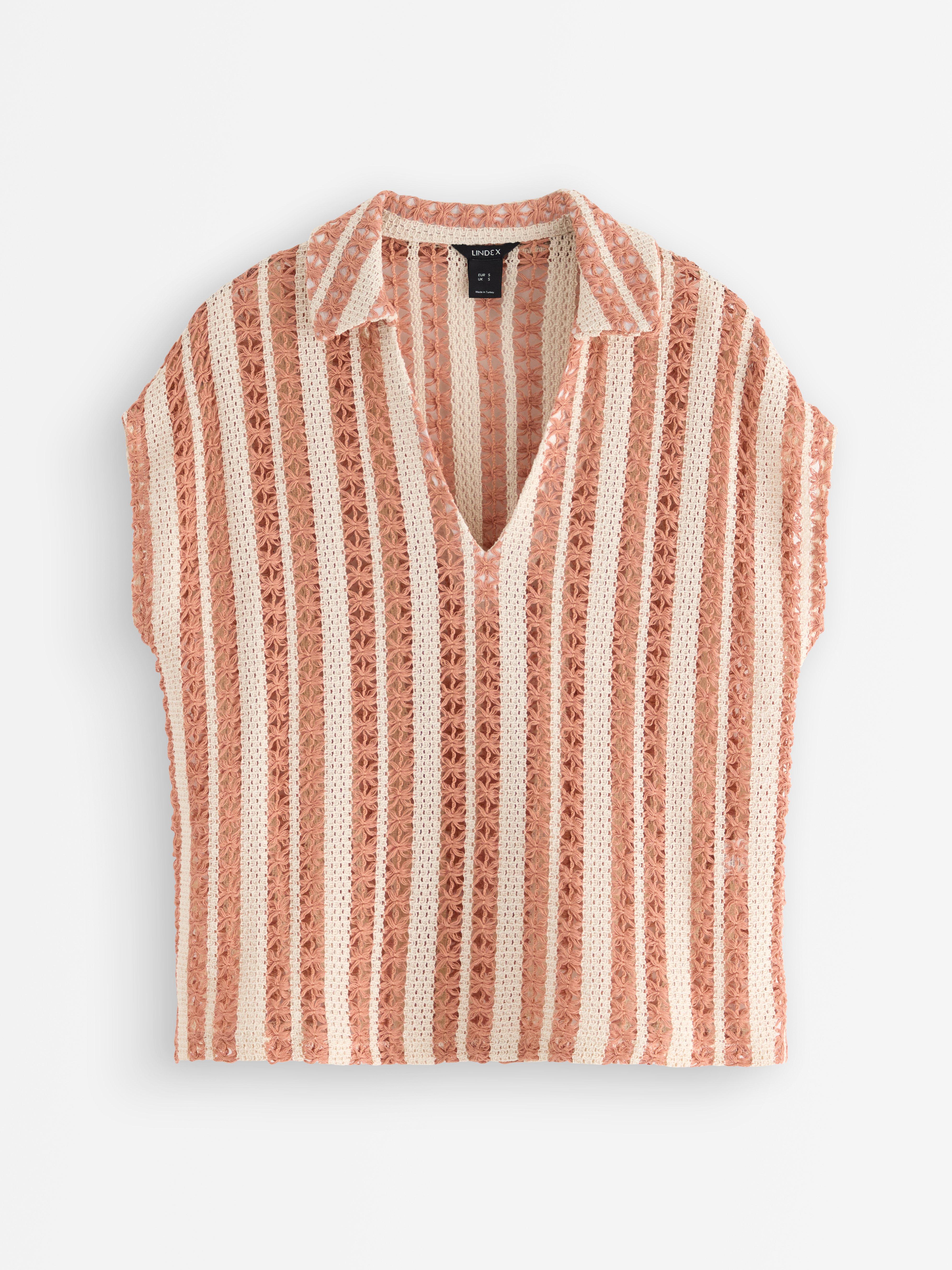 Bluse - Dame - Beige