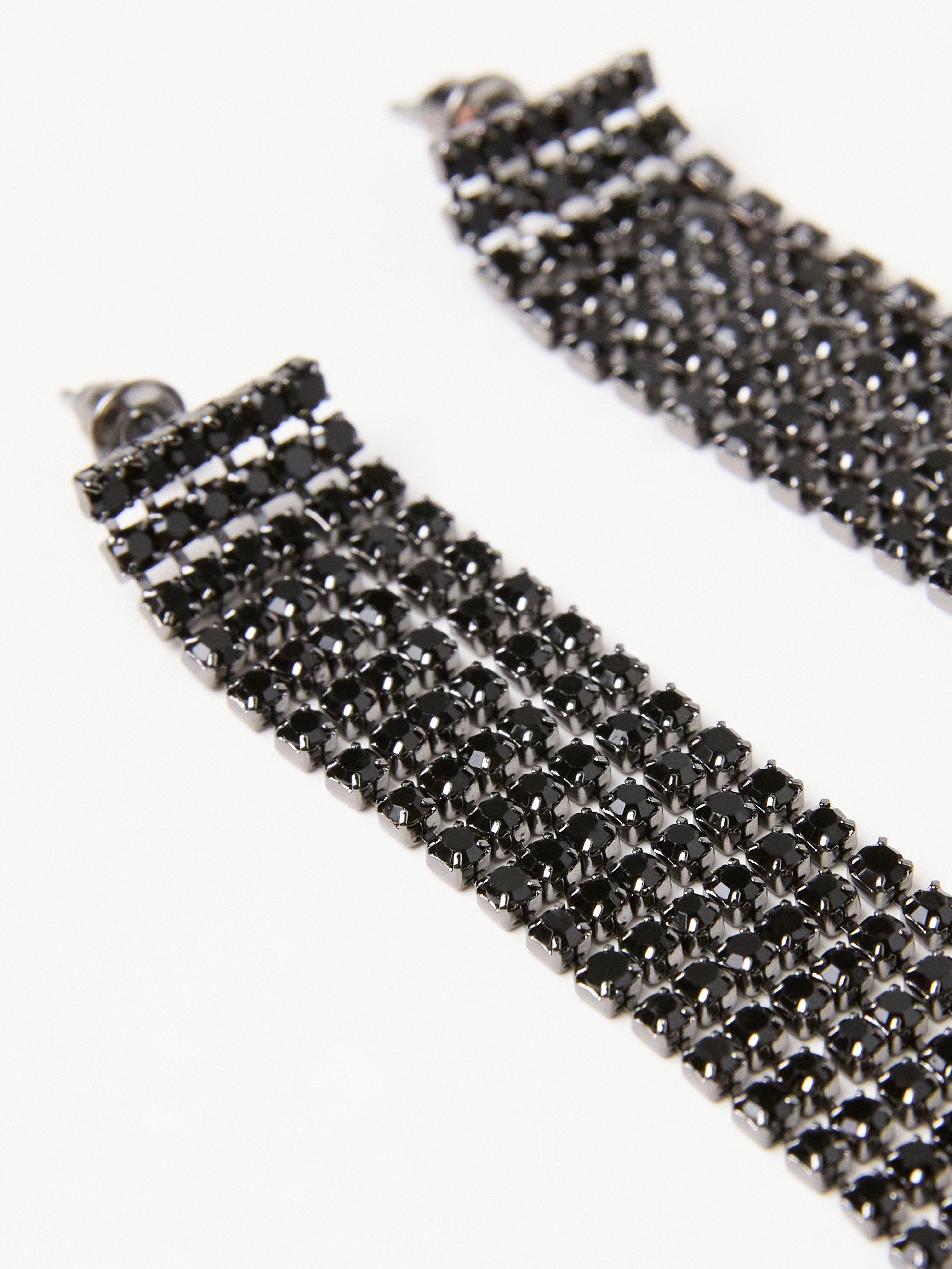 Earrings - Womens Wear - Black