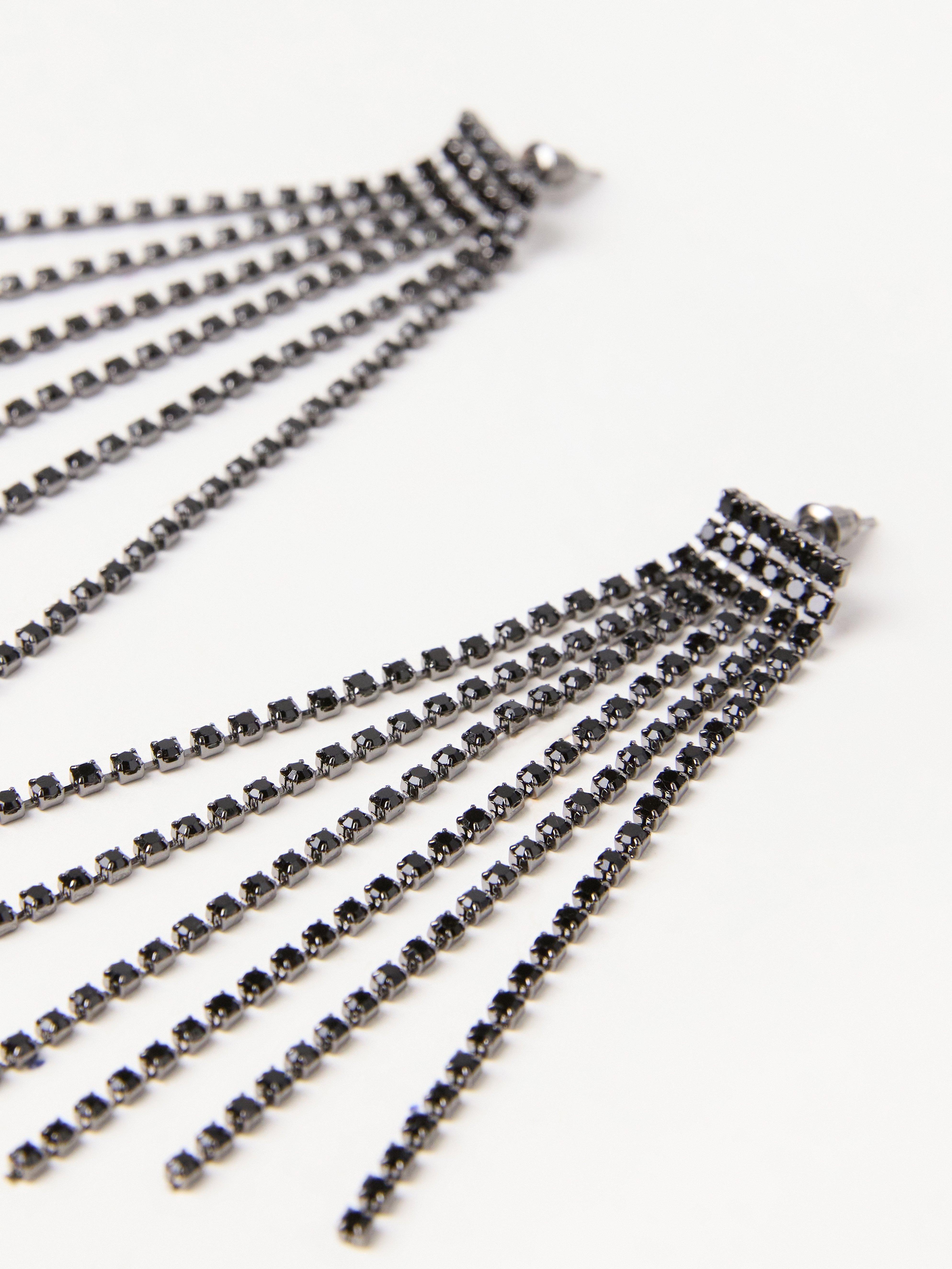 Earrings - Womens Wear - Black