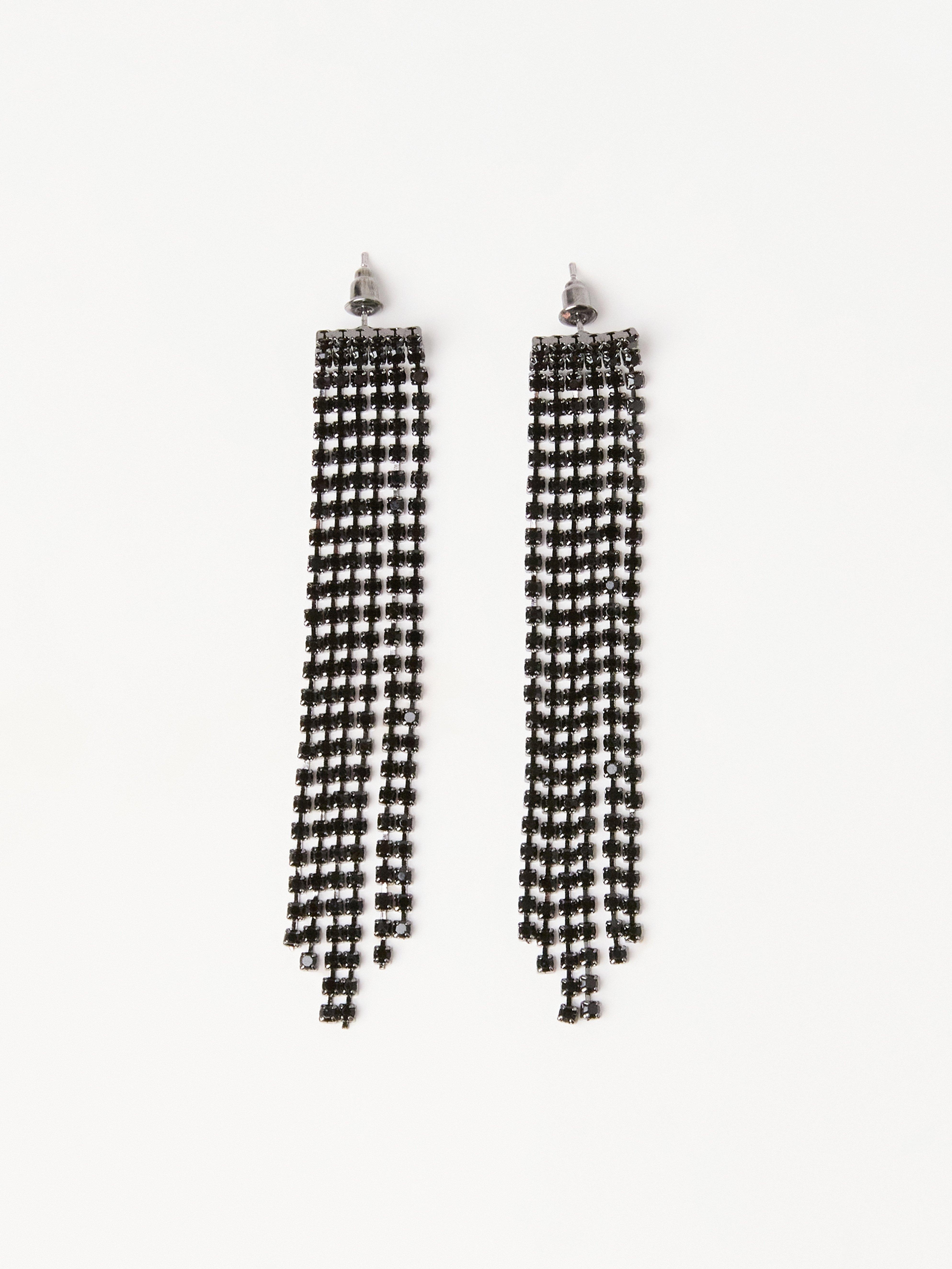Earrings - Womens Wear - Black