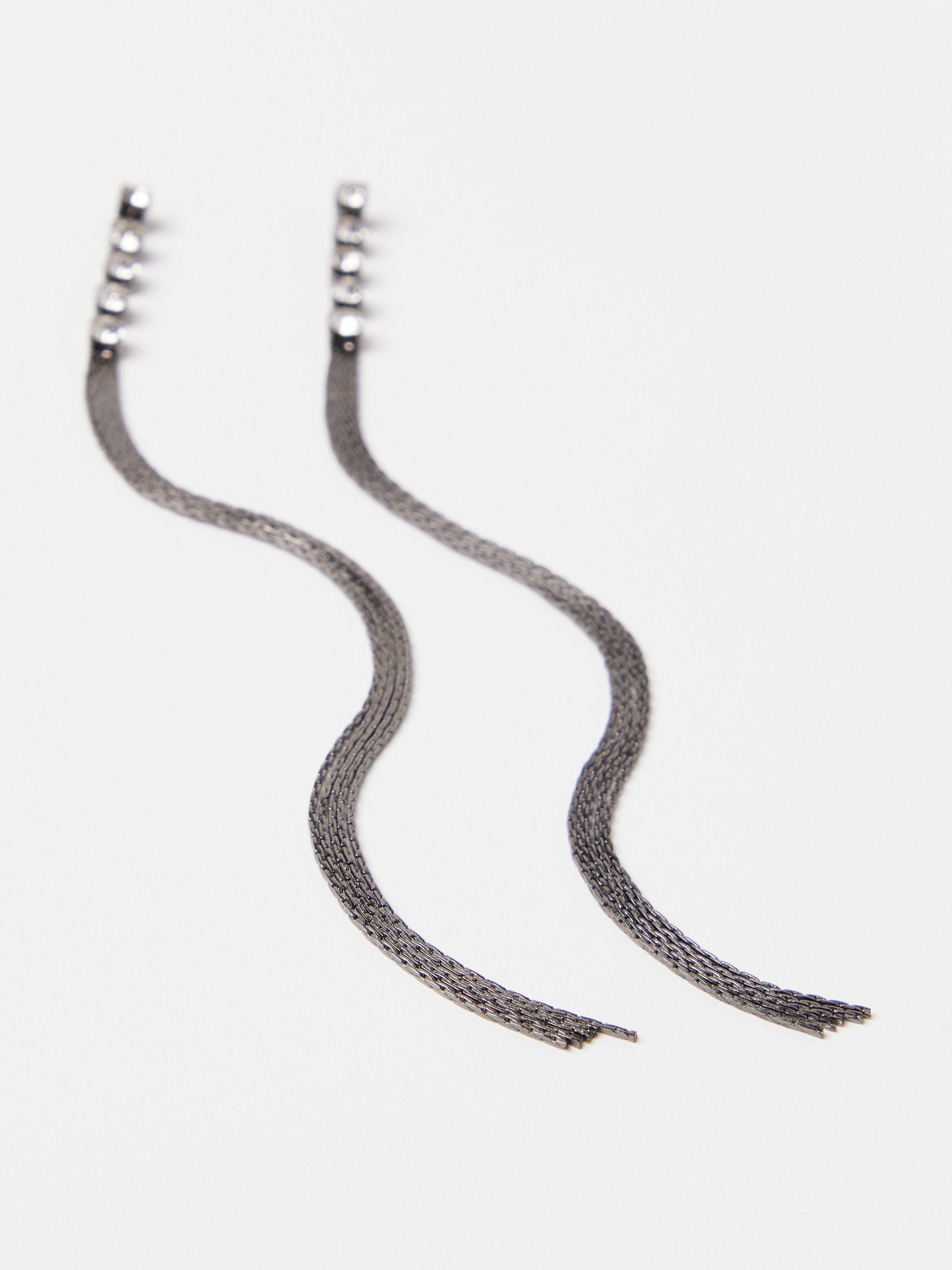 Earrings - Womens Wear - Grey