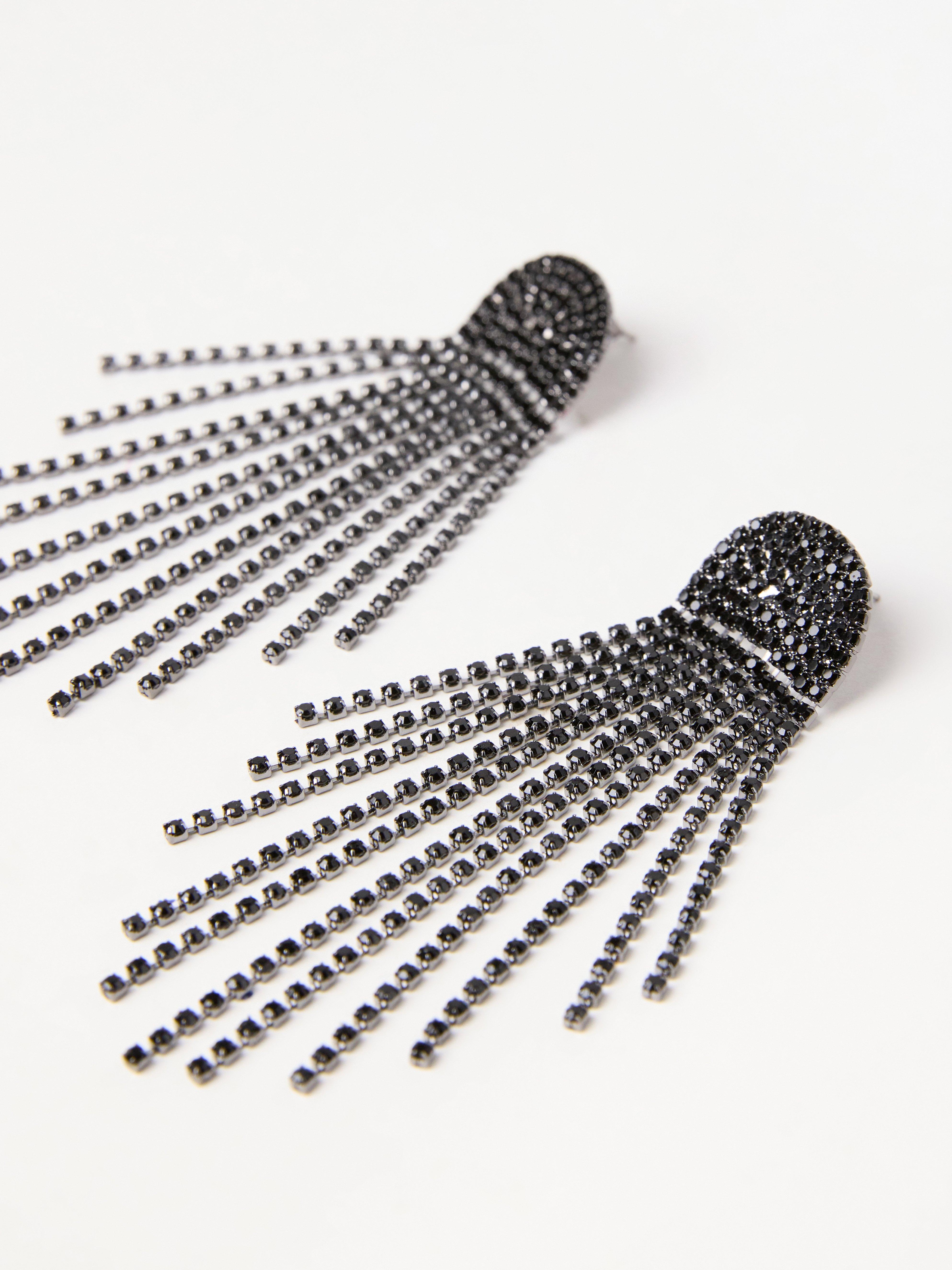 Earrings - Womens Wear - Black