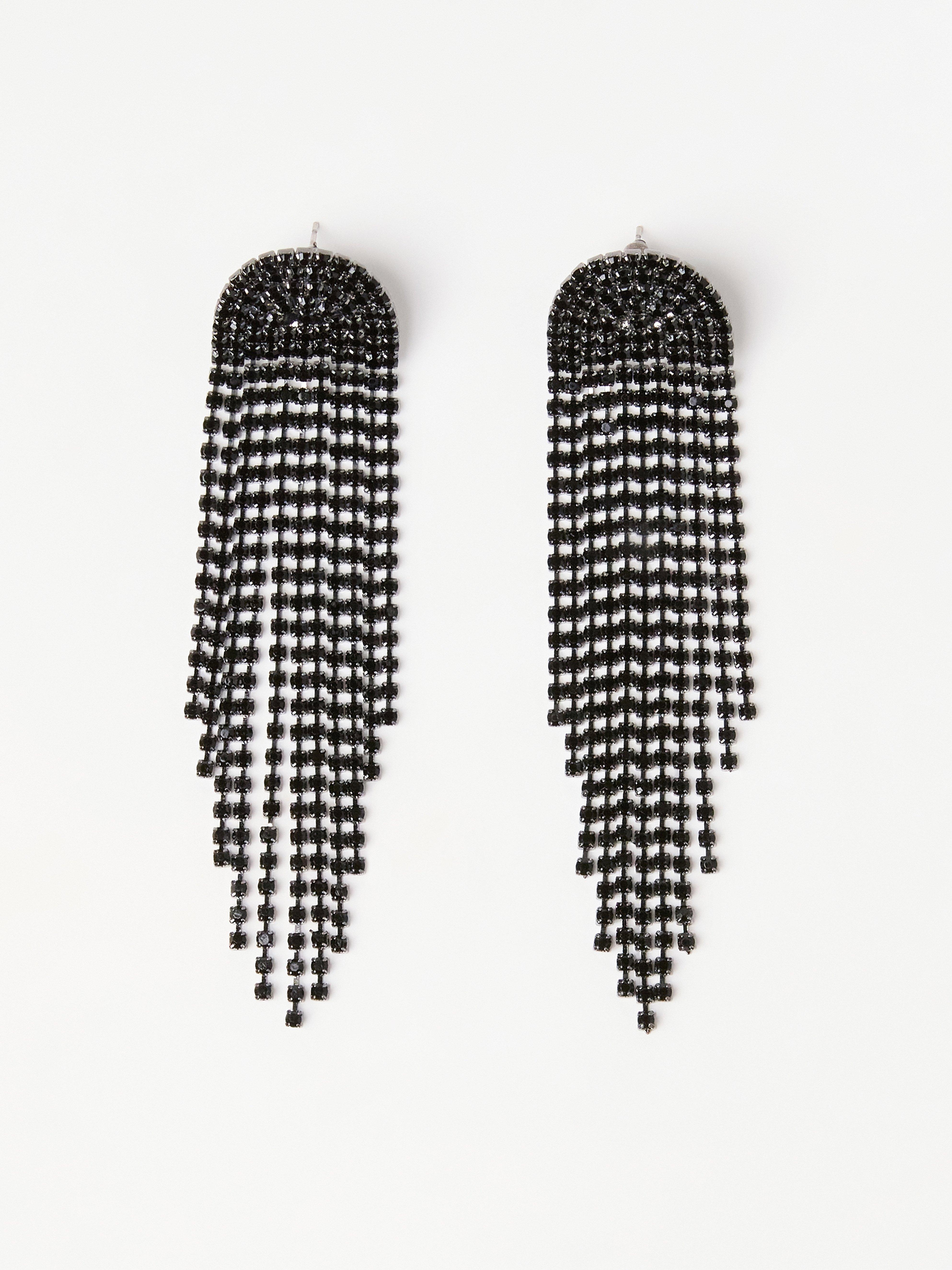 Earrings - Womens Wear - Black