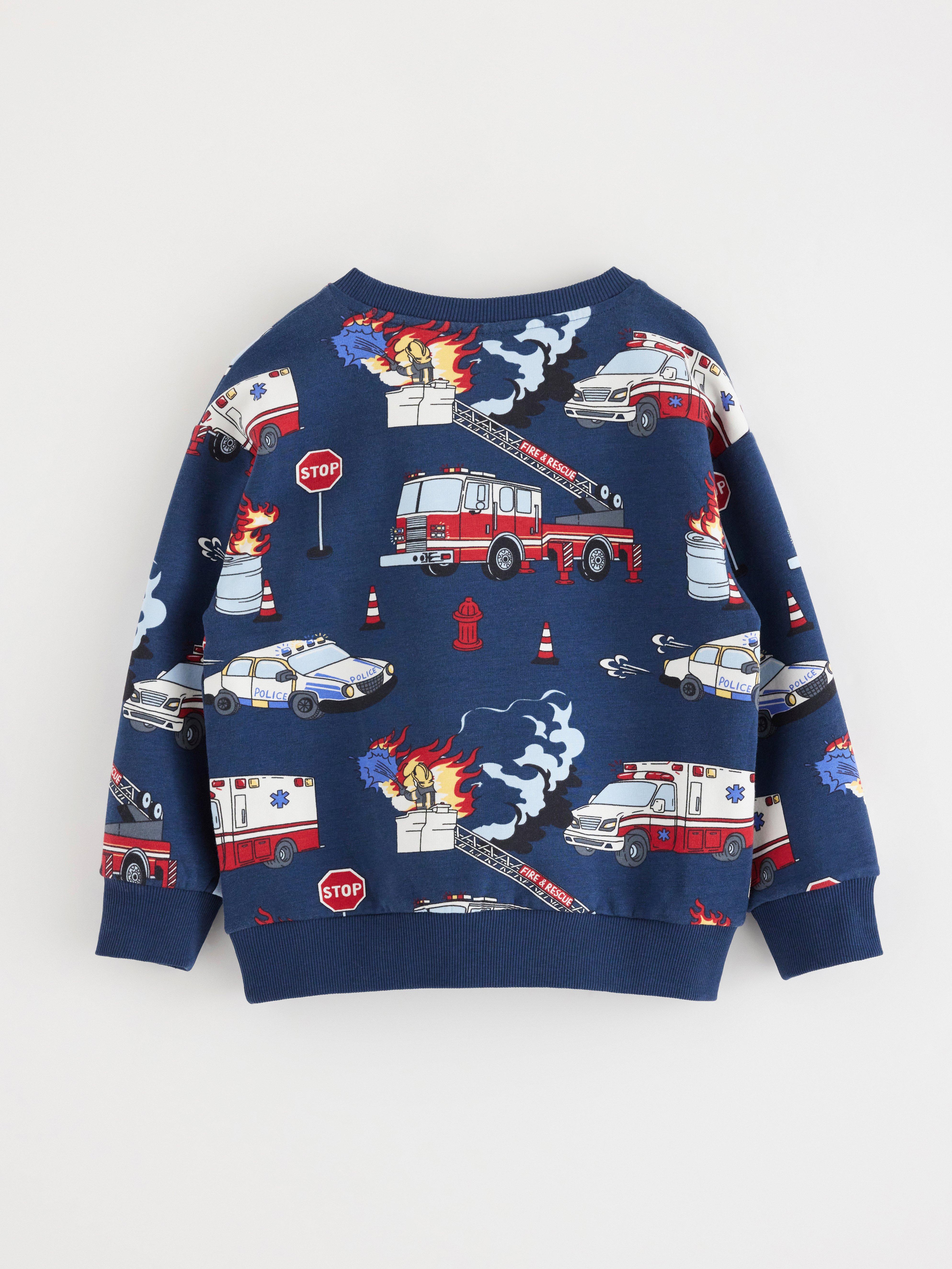 Sweatshirt - Børn - Blå
