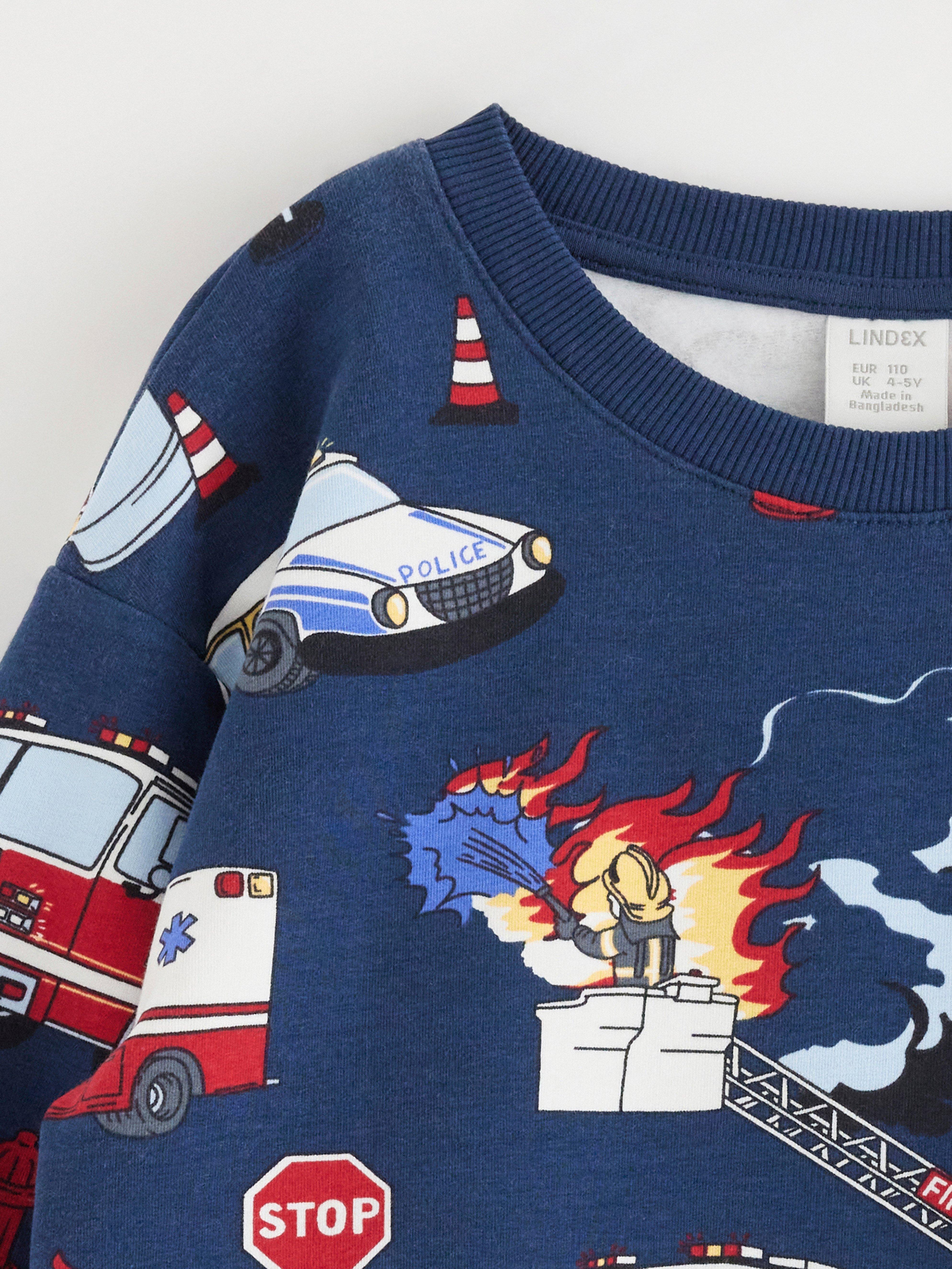 Sweatshirt - Børn - Blå