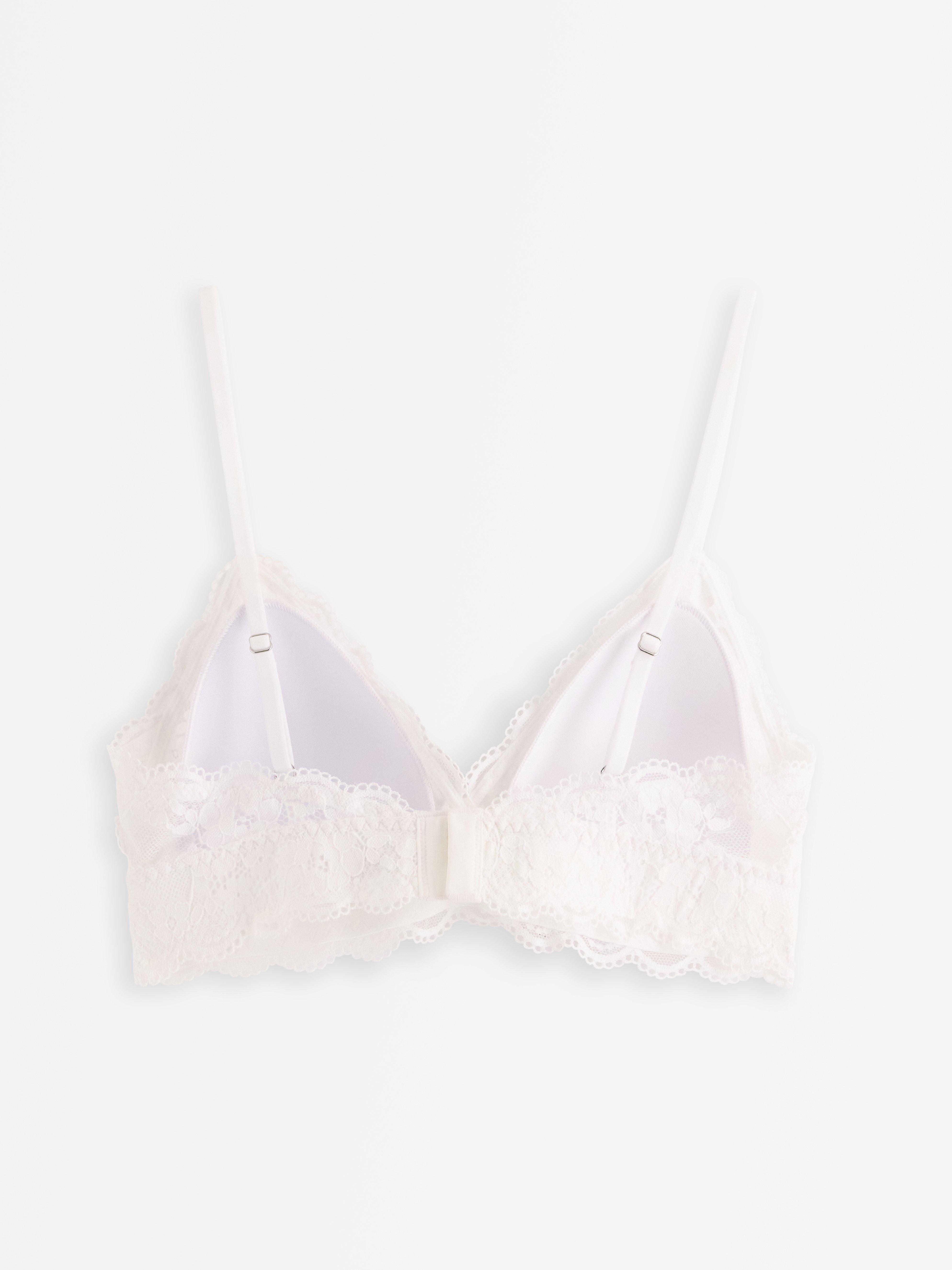 Bralette - Underkläder - Vit