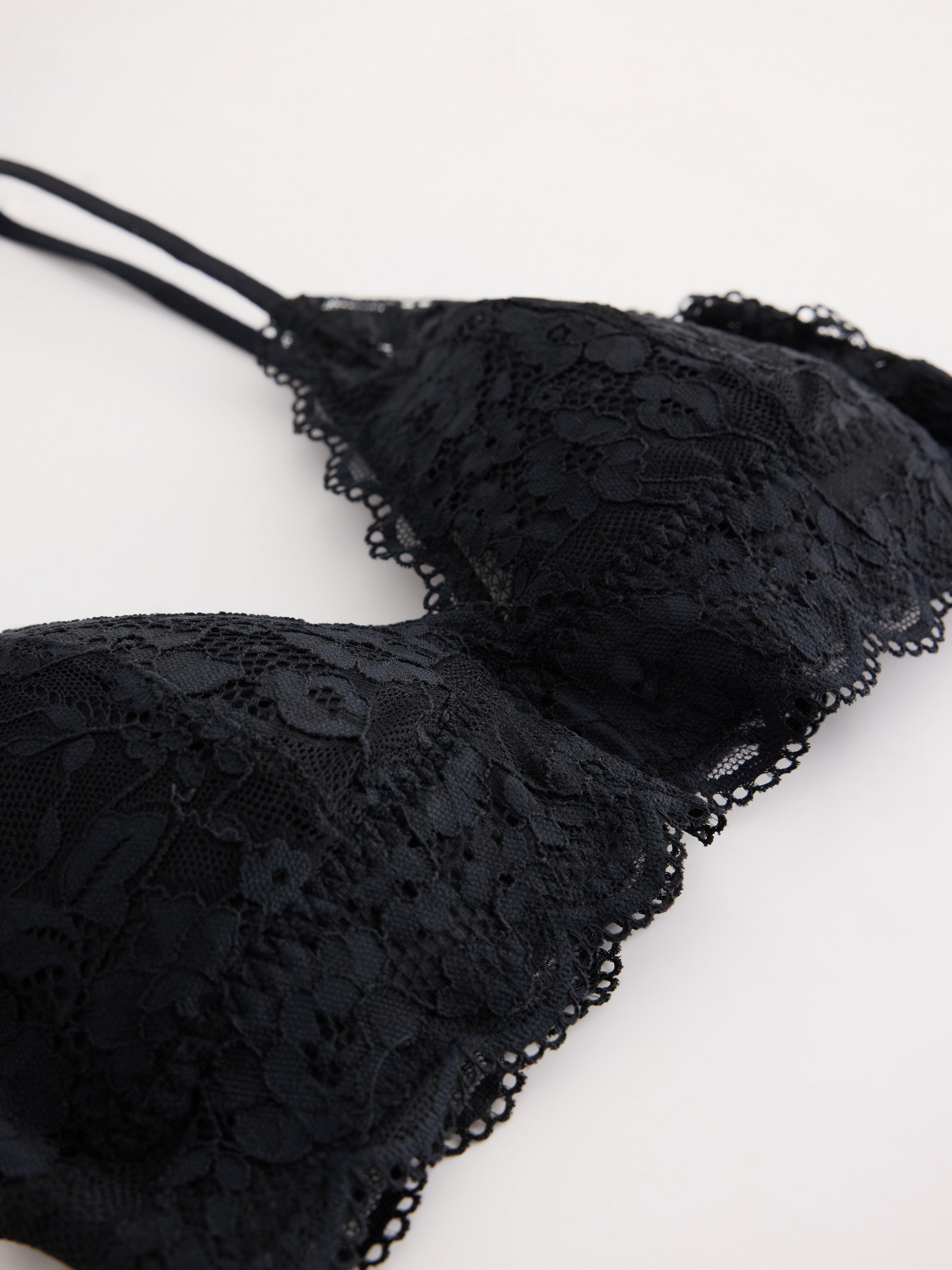 Bralette podprsenka - Spodní prádlo - Černá