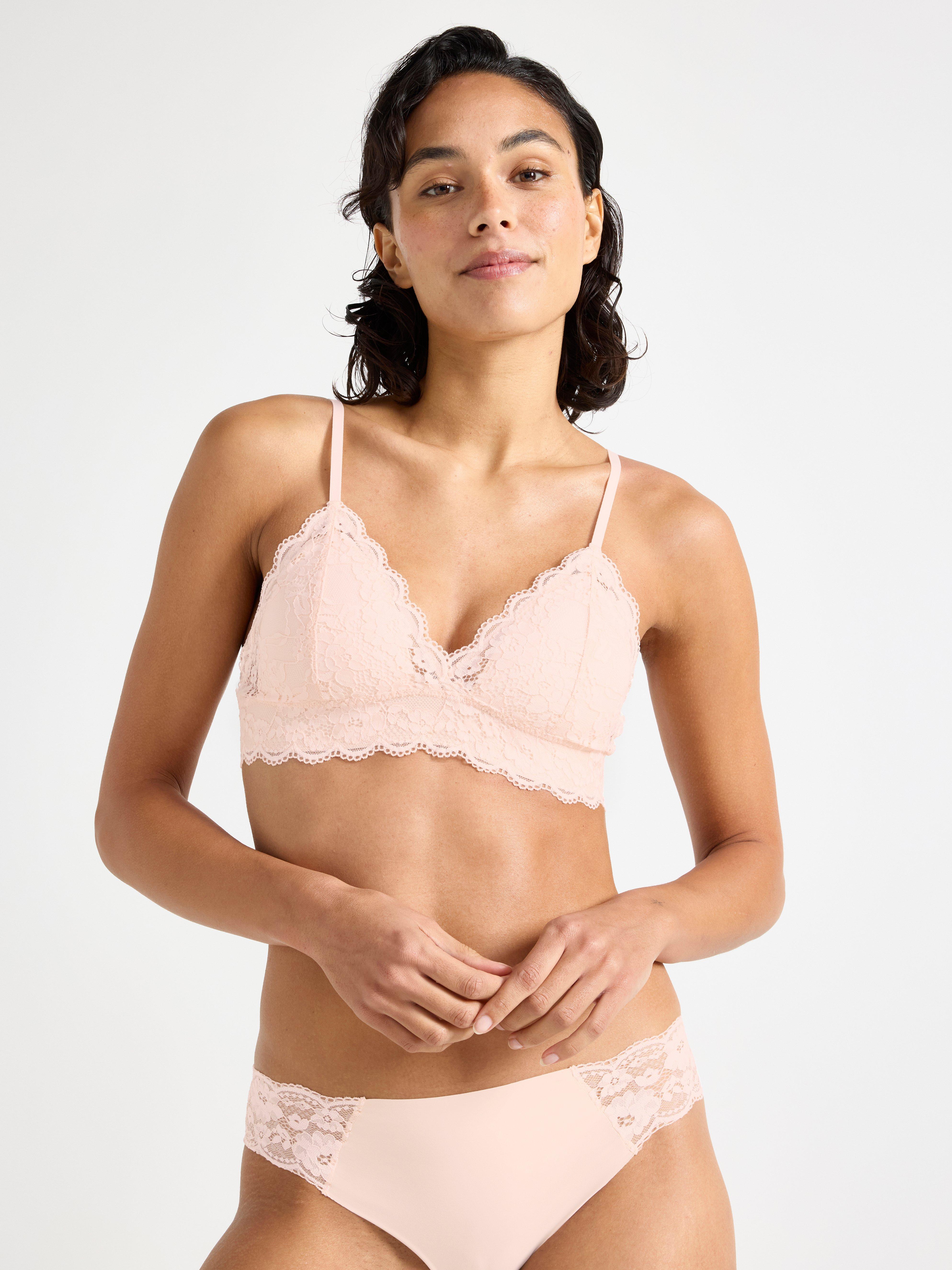 Bralette podprsenka - Spodní prádlo - Růžová