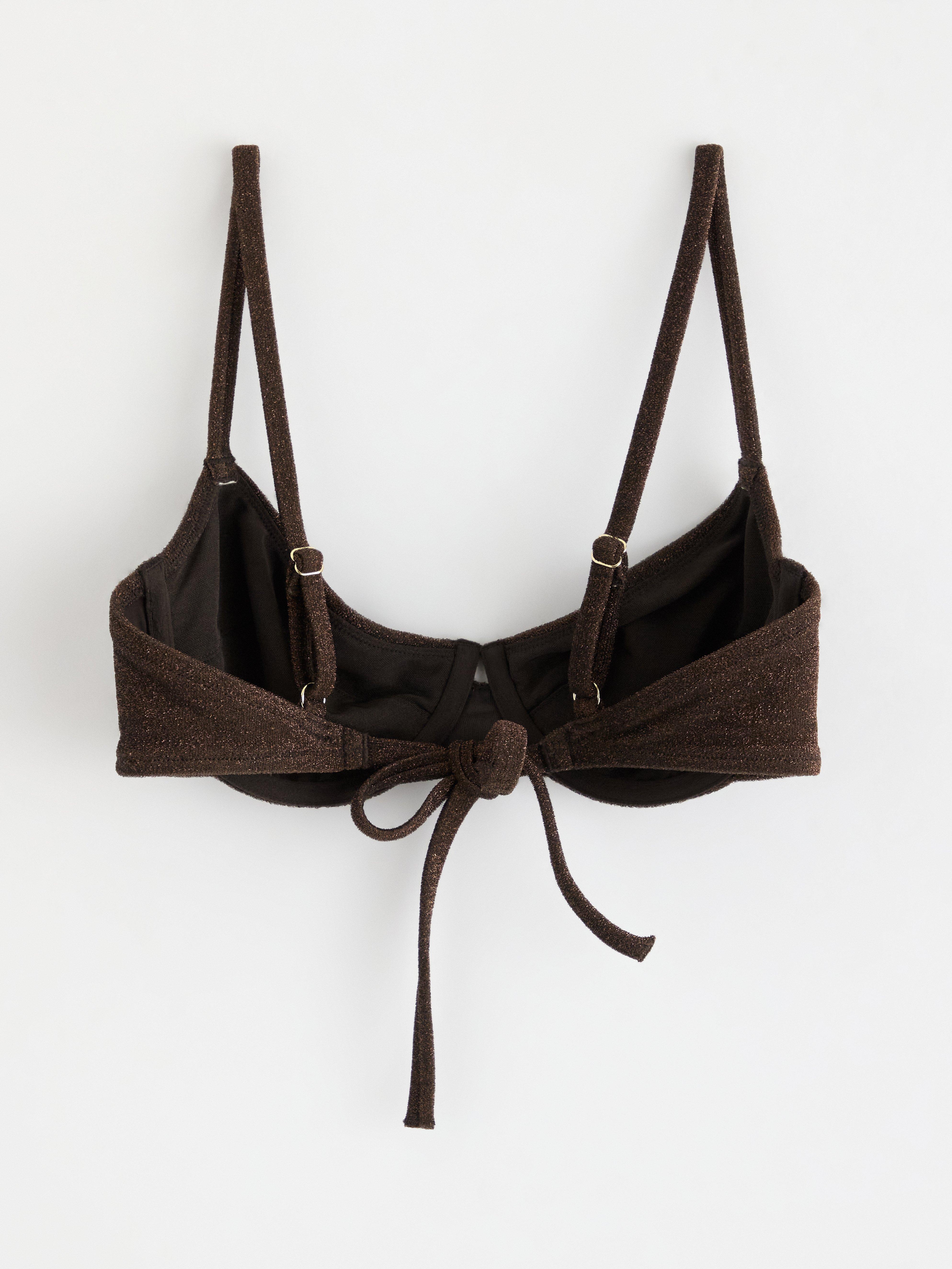 Wire Bra - Lingerie - Brown