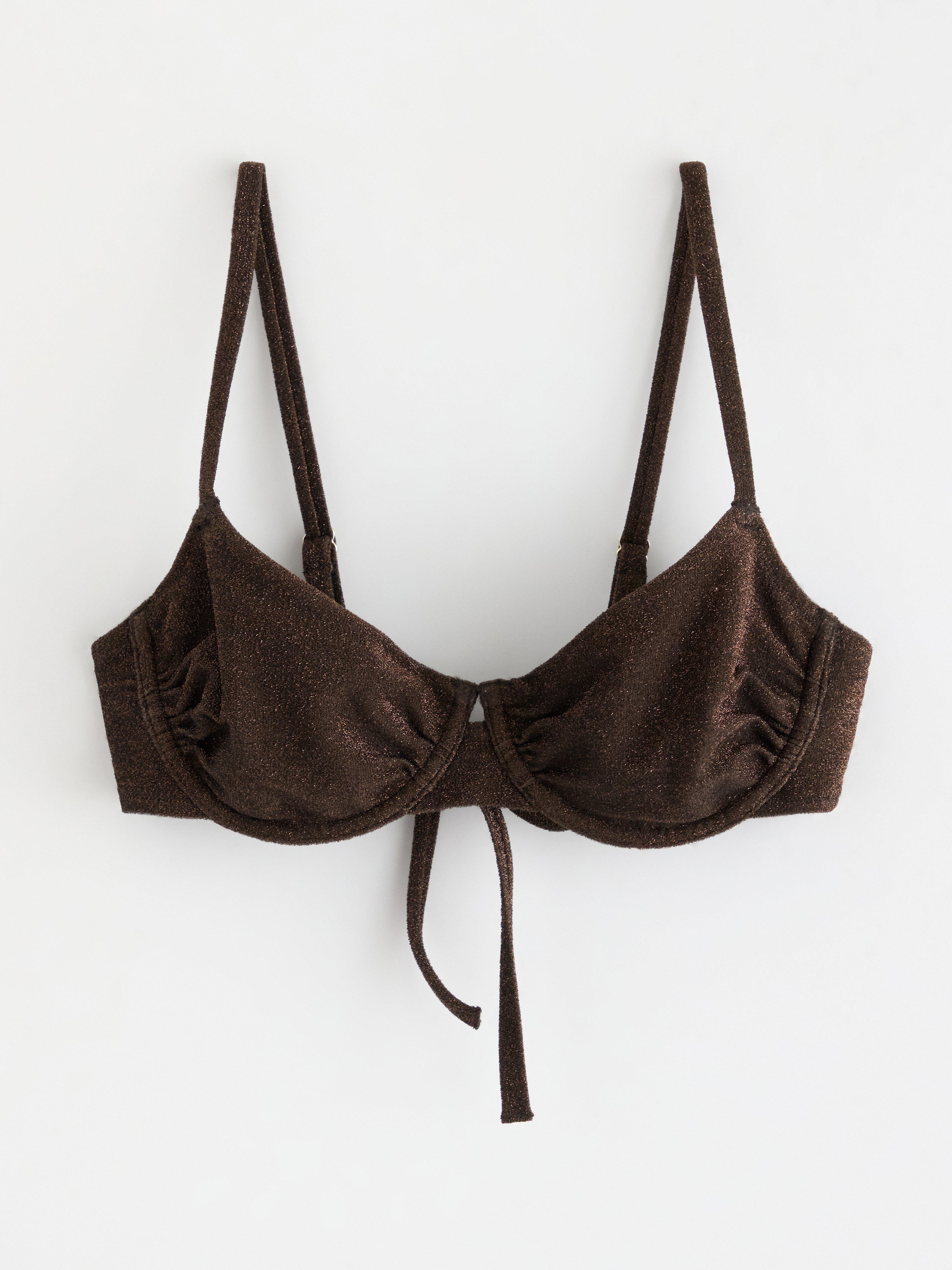 Wire Bra - Lingerie - Brown
