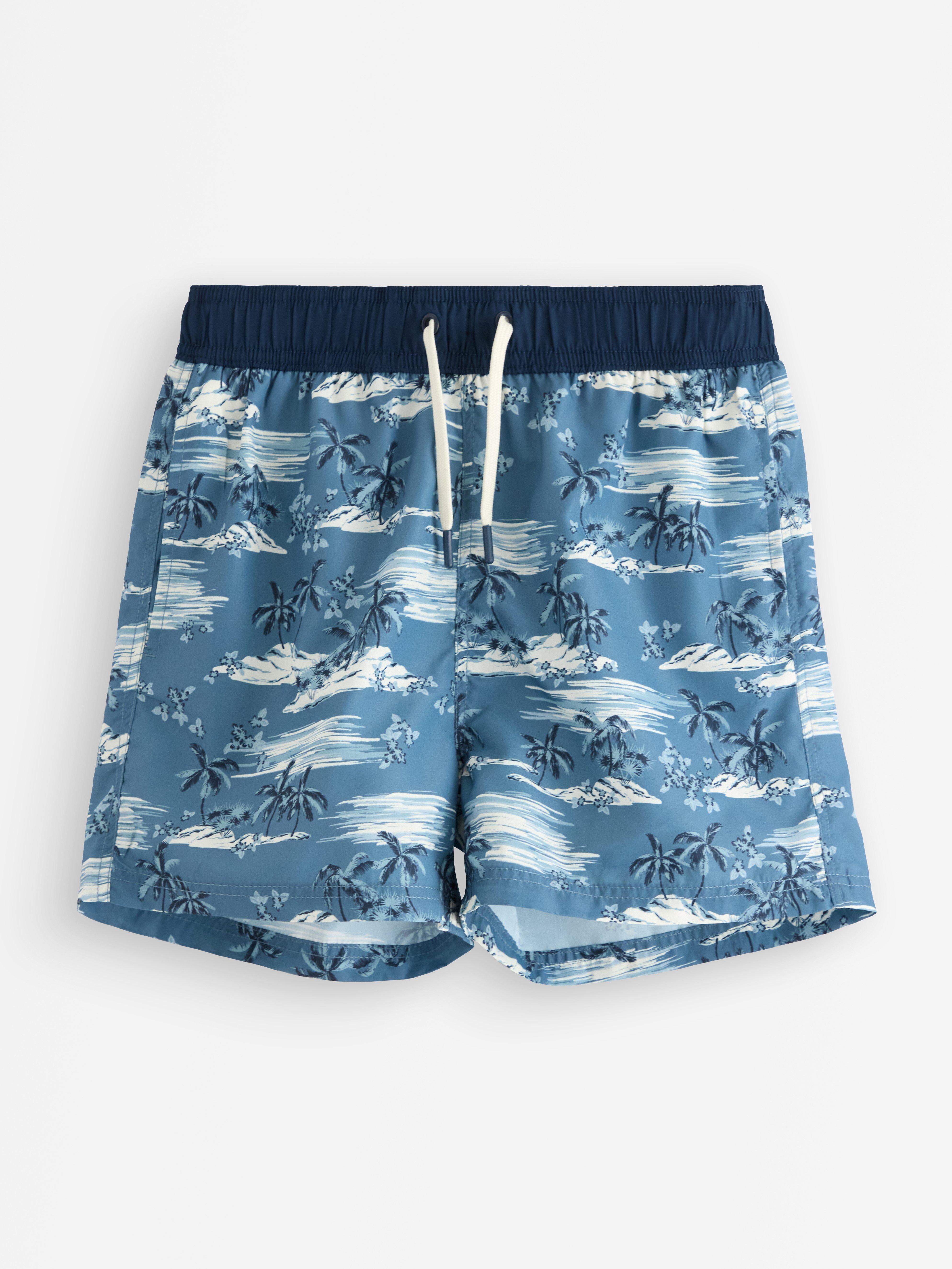 Badshorts - Barn - Blå