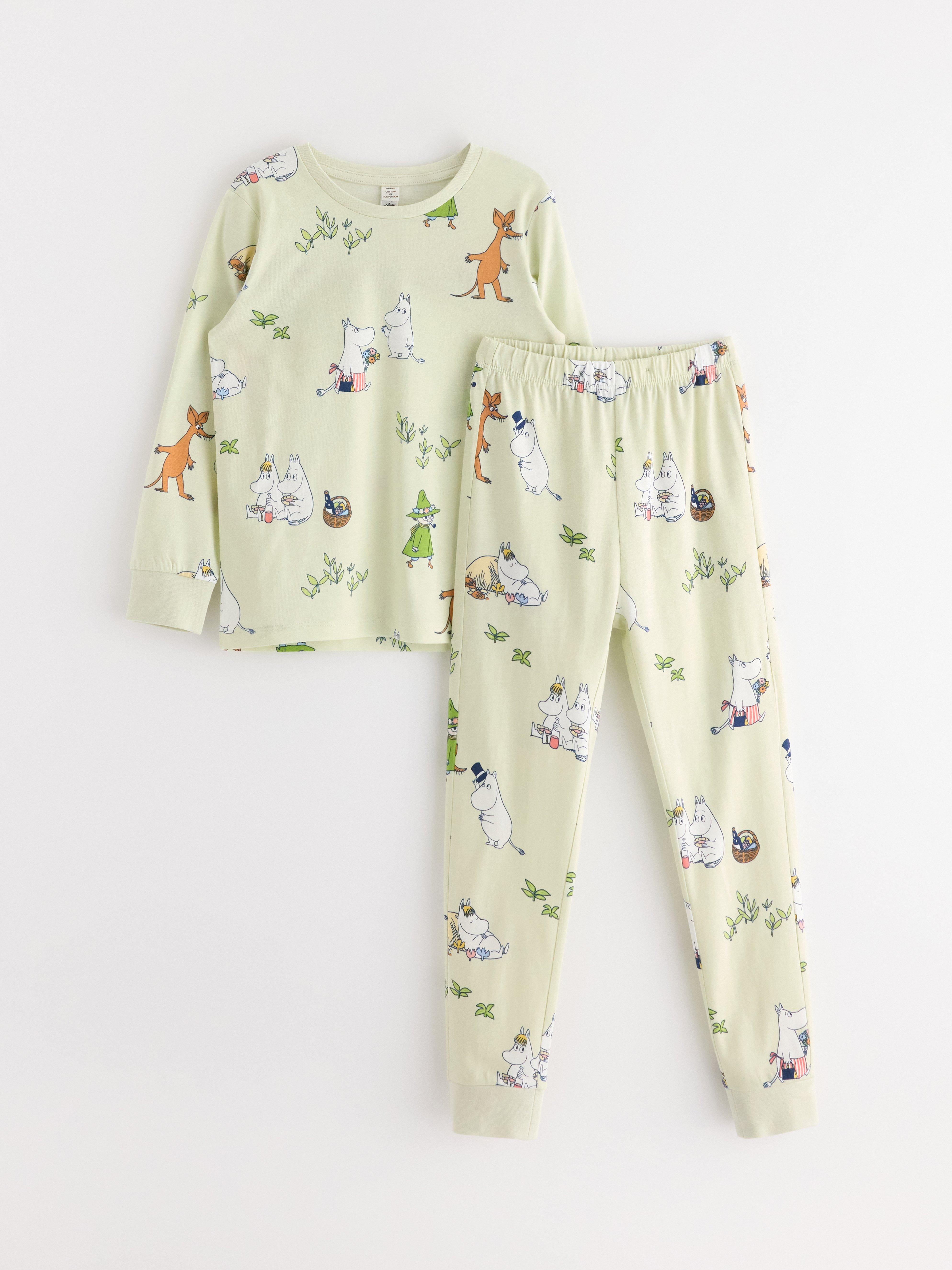 Pyjamas - Børn - Grøn