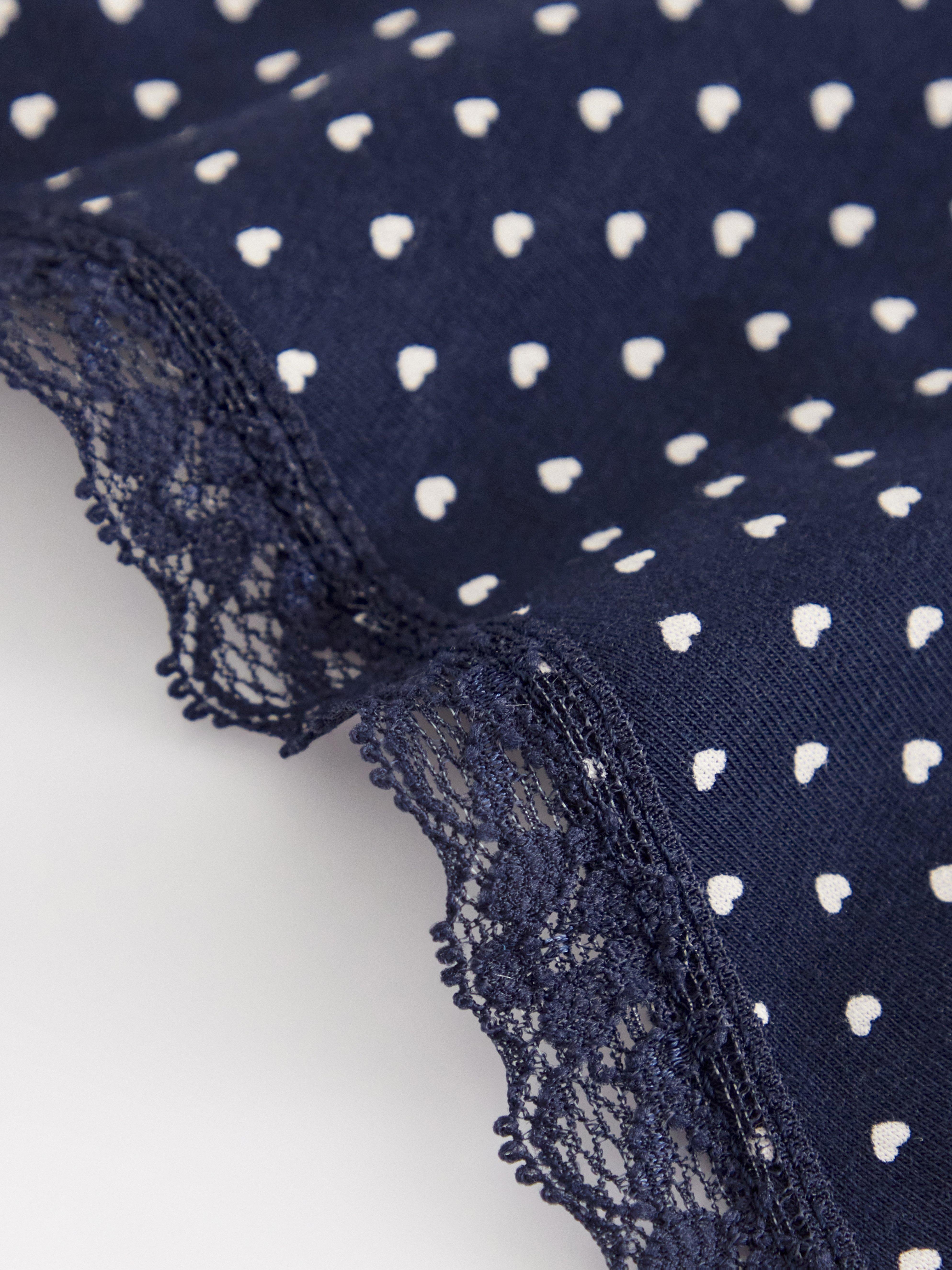 Thong Low - Lingerie - Blue
