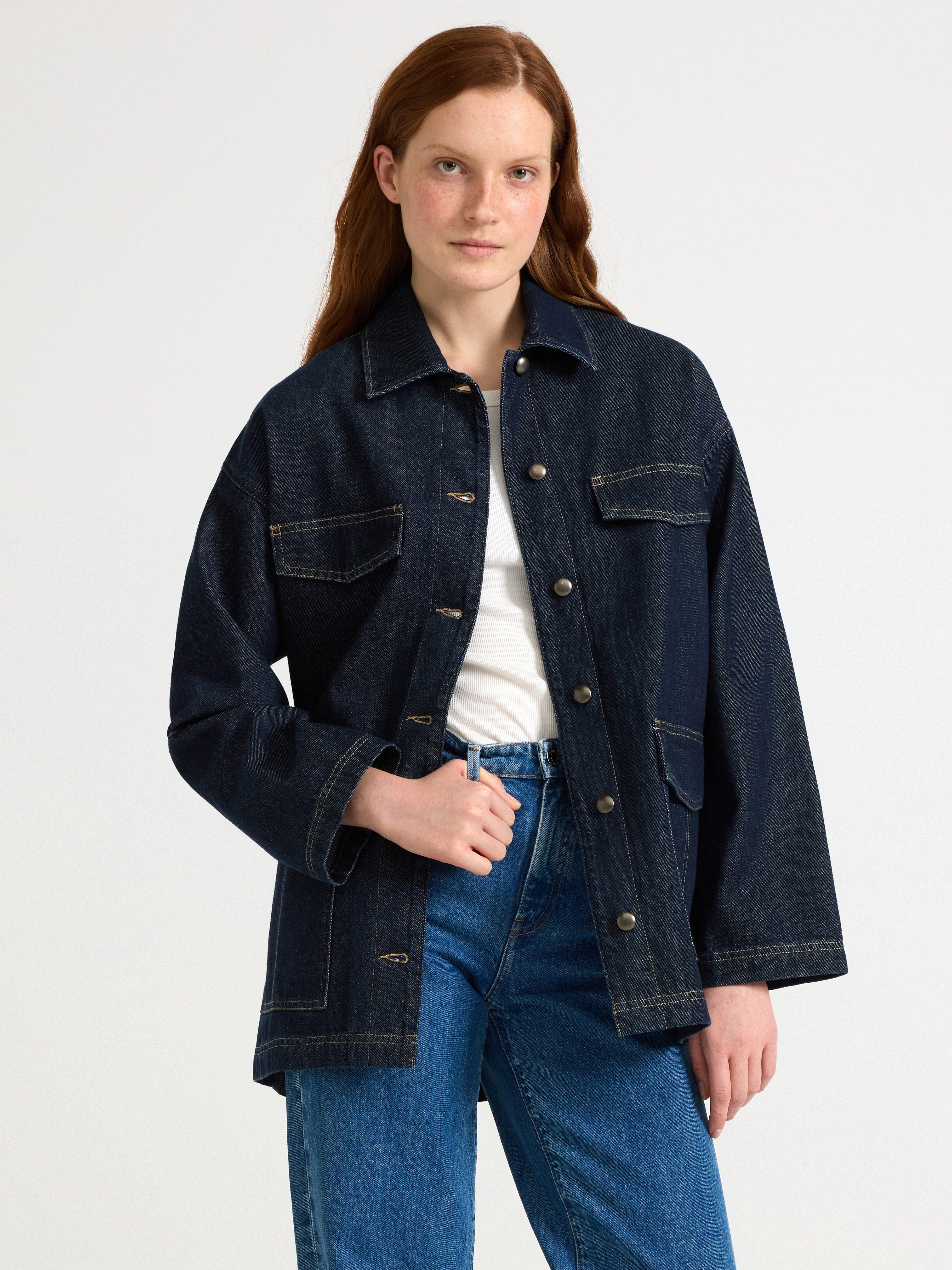 Cargo Jacket - Womens Wear - Blue