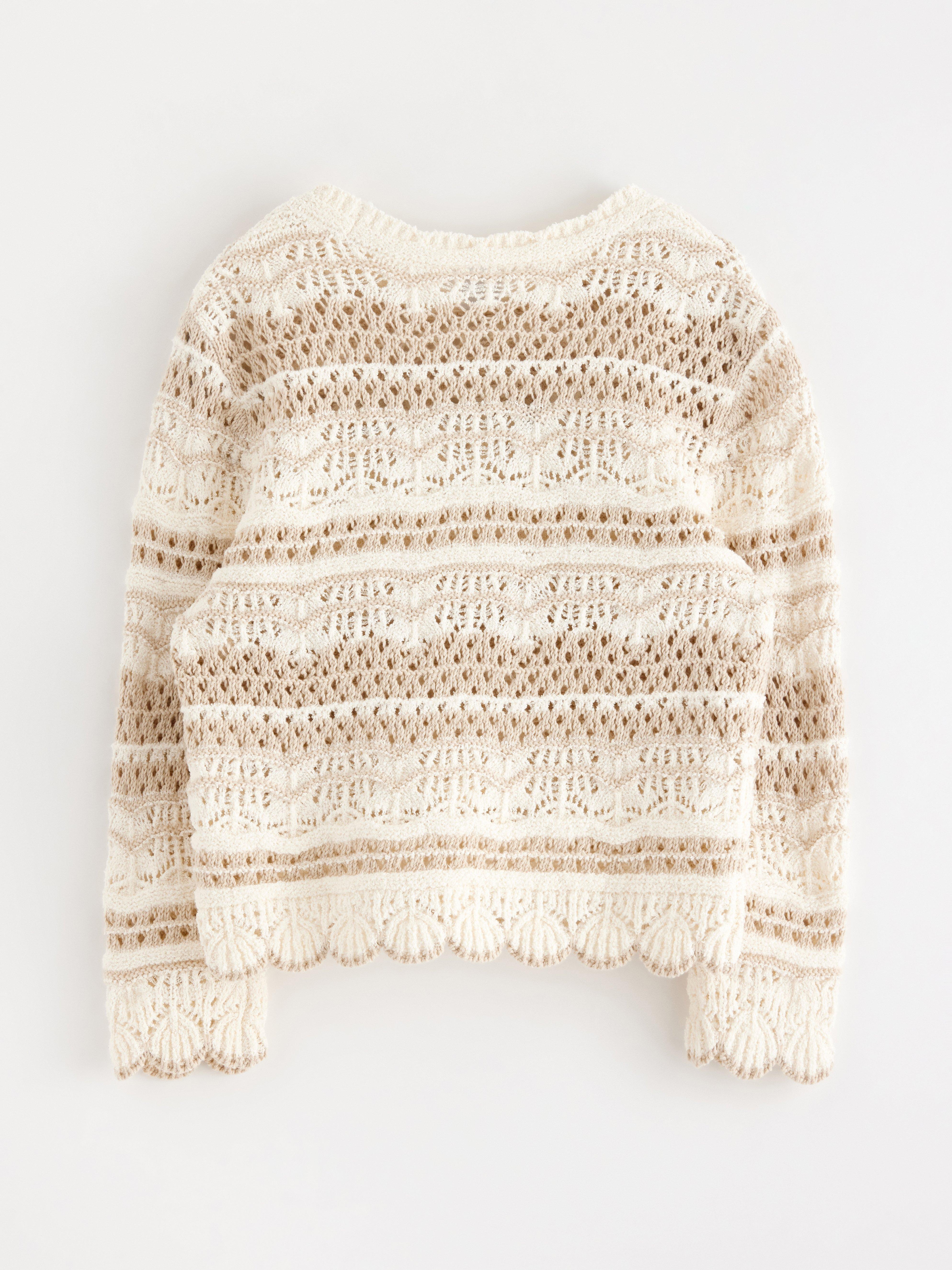 Sweater - Børn - Hvid