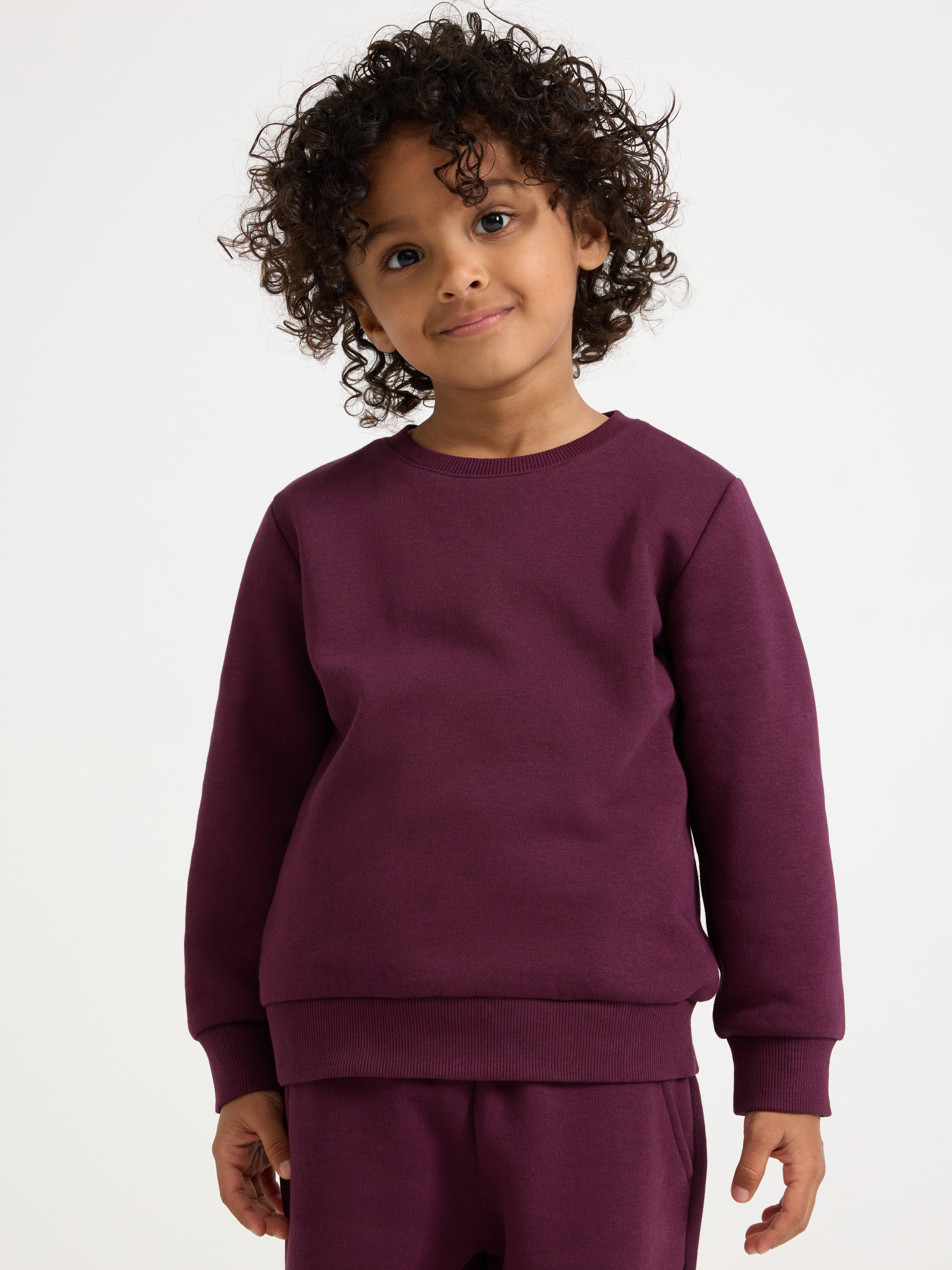 Sweatshirt - Barn - Lila