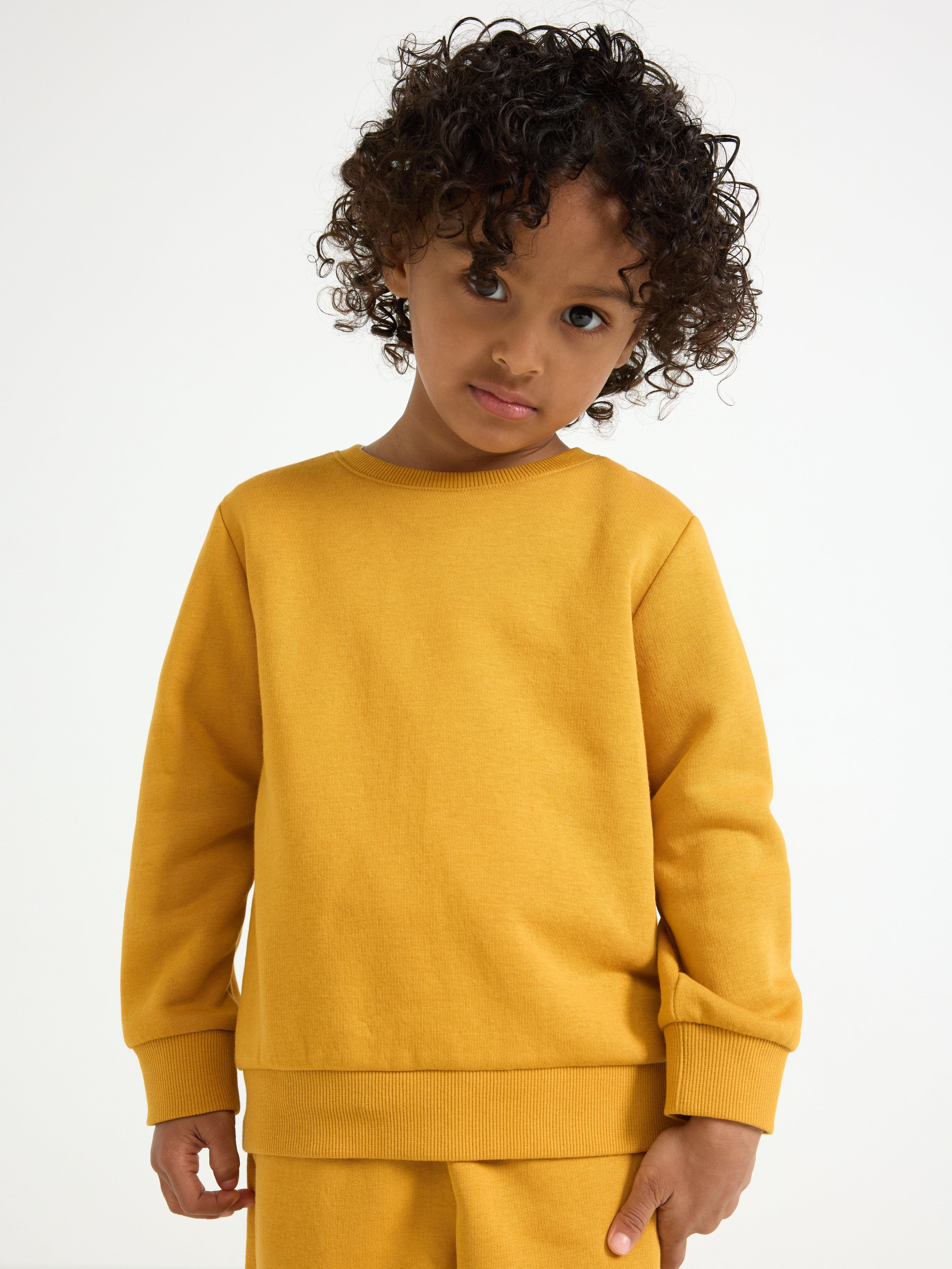 Sweatshirt - Børn - Gul
