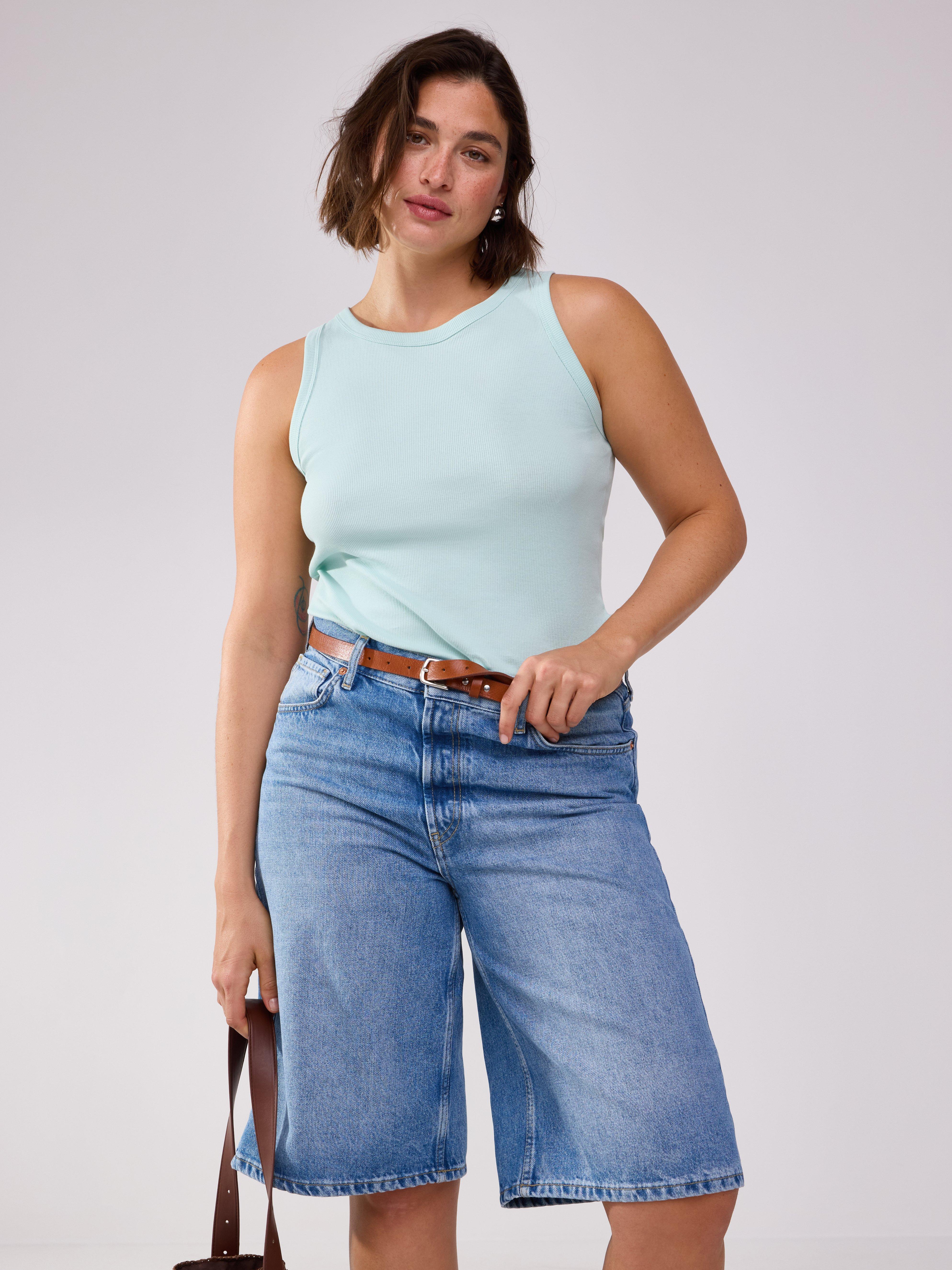 Tank Top - Womens Wear - Turquoise